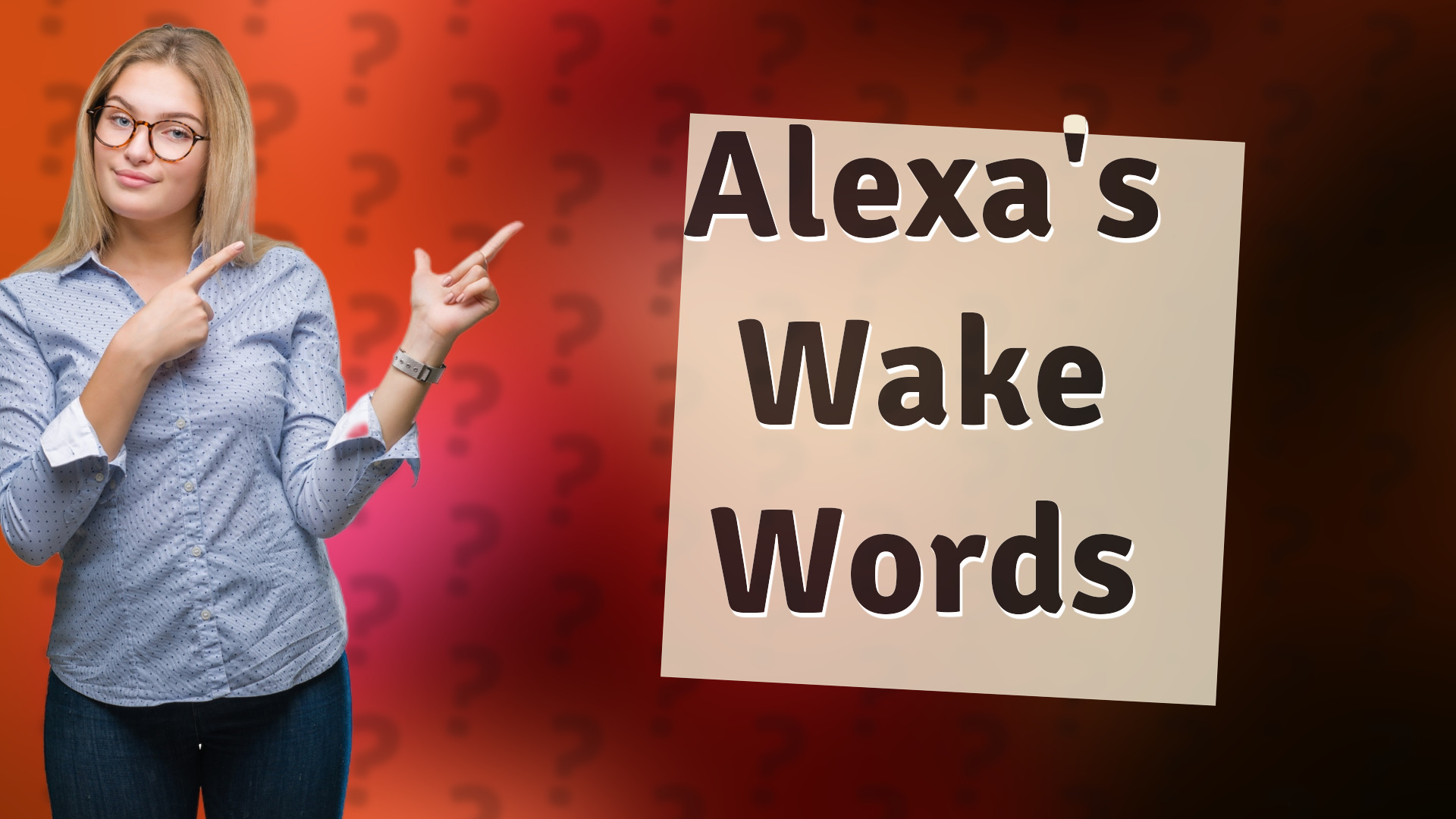 Alexa's Wake Words