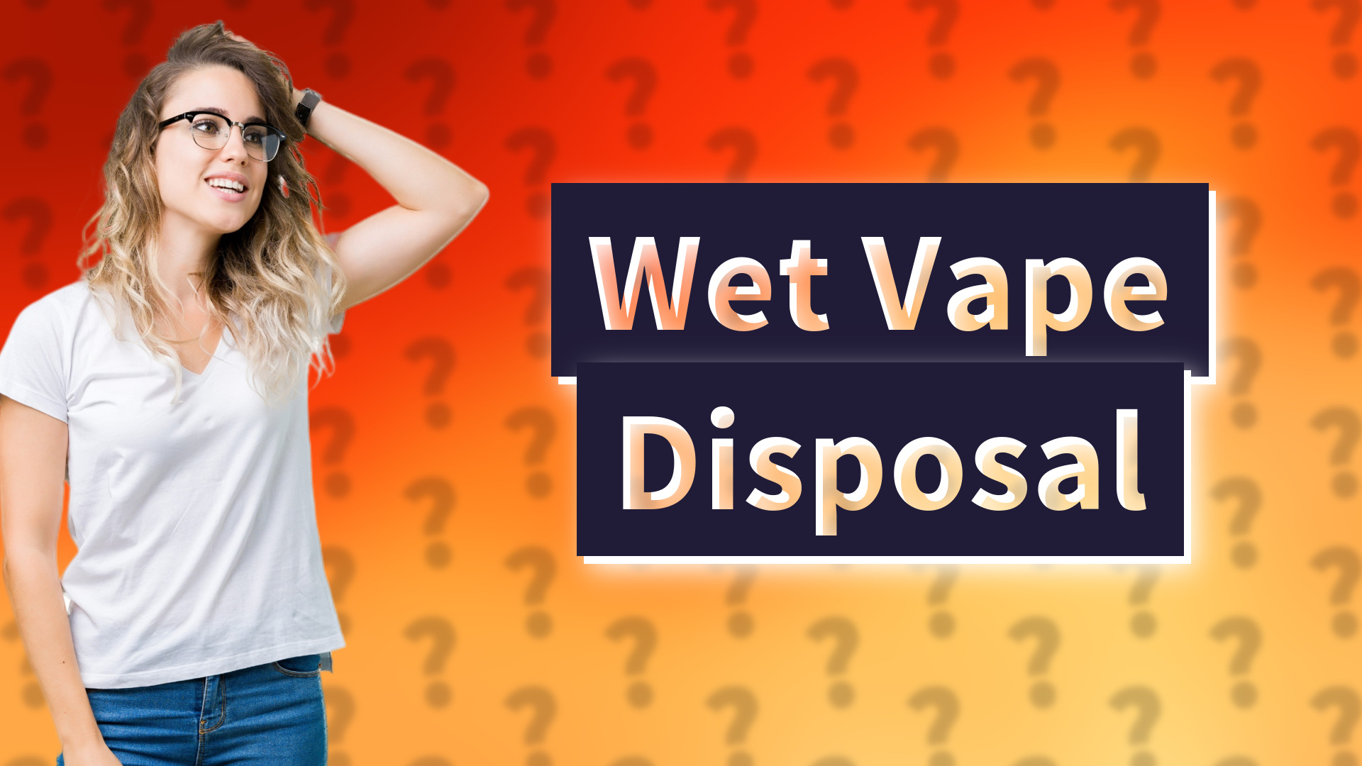 Wet Vape Disposal