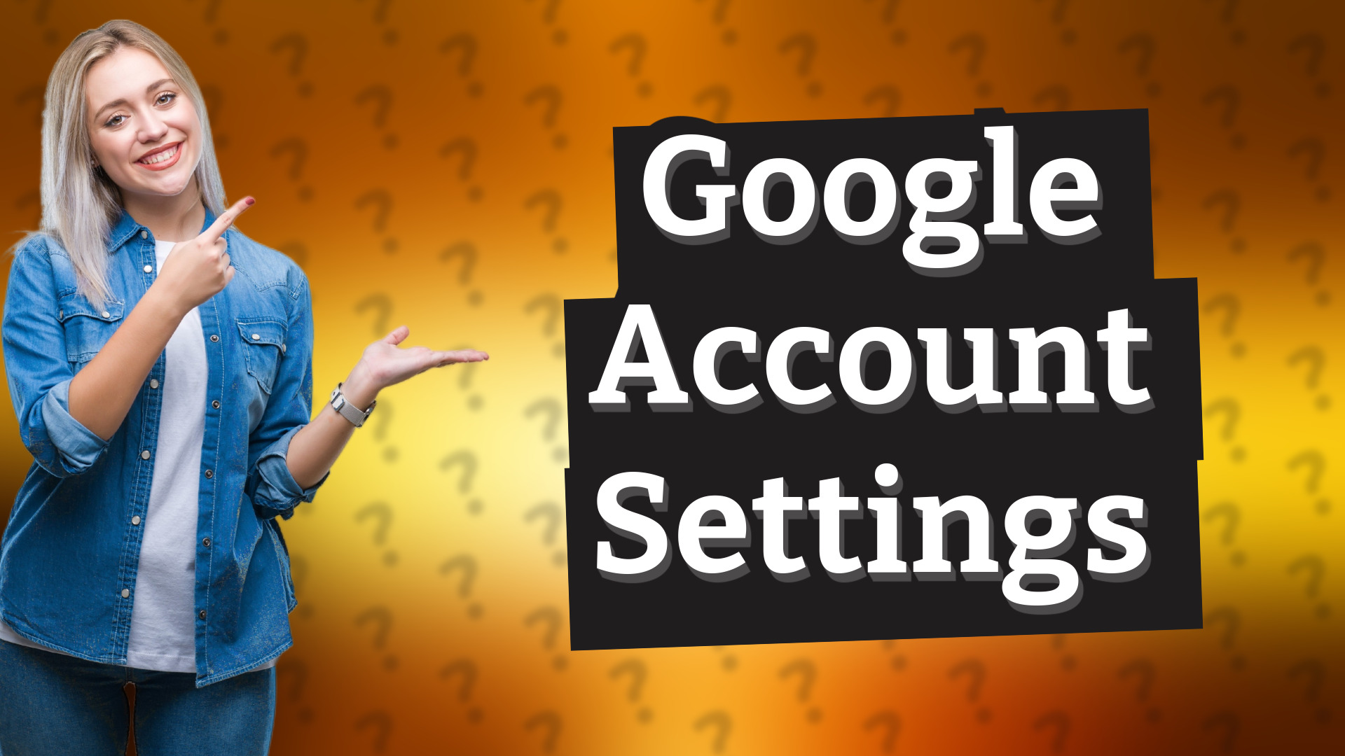 Google Account Settings