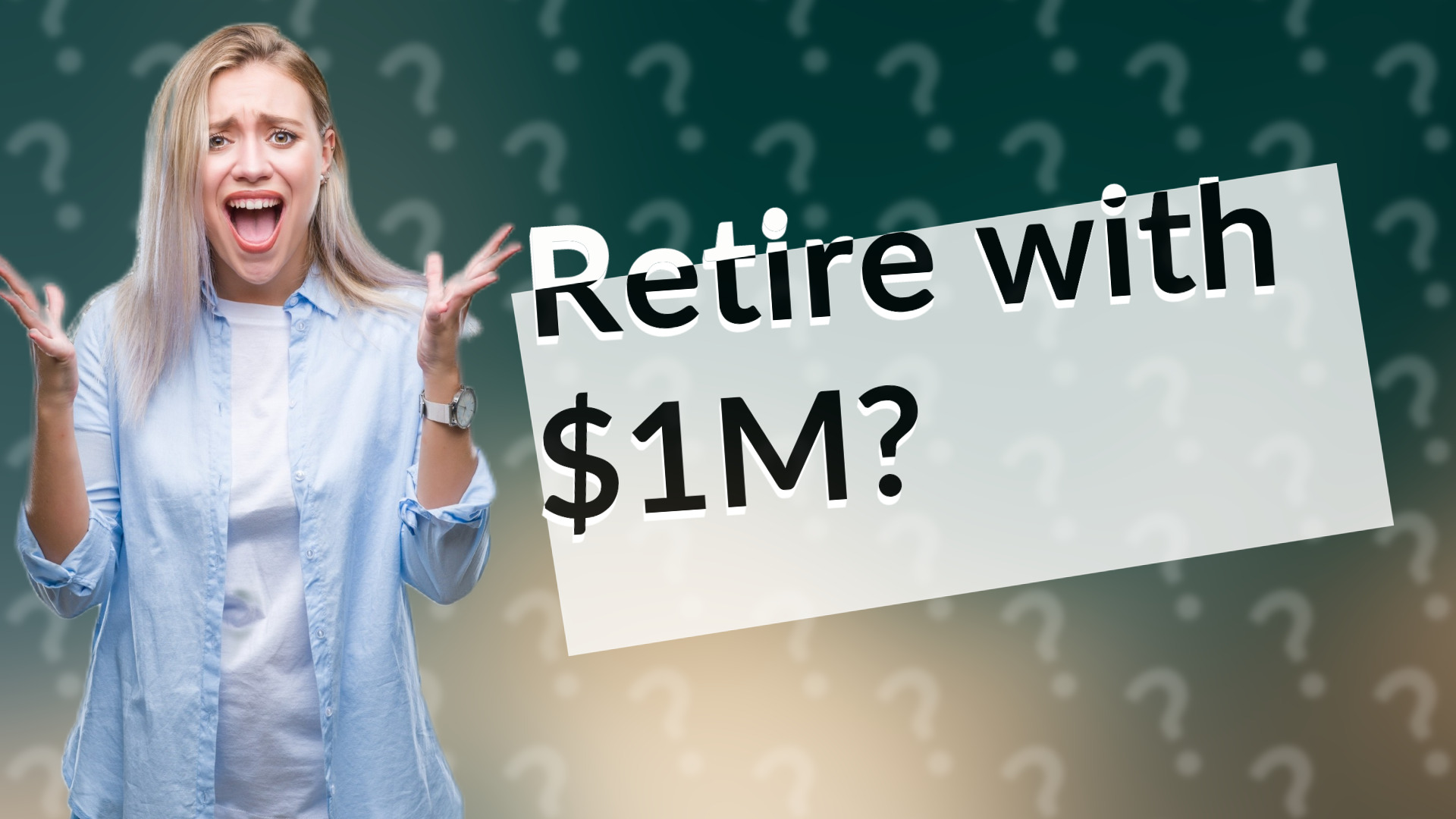 Retire with $1M?