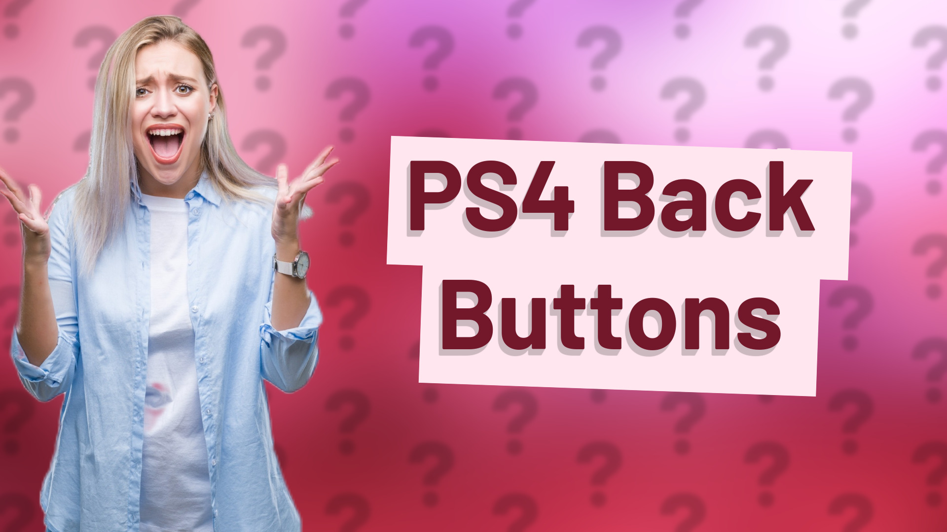 PS4 Back Buttons