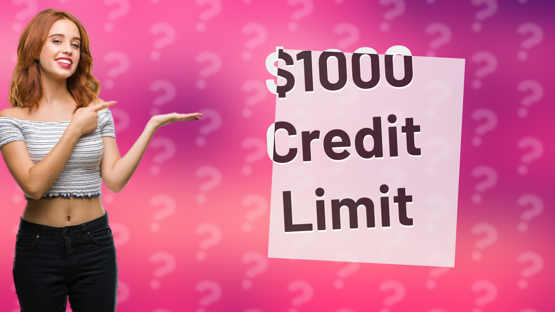 $1000 Credit Limit