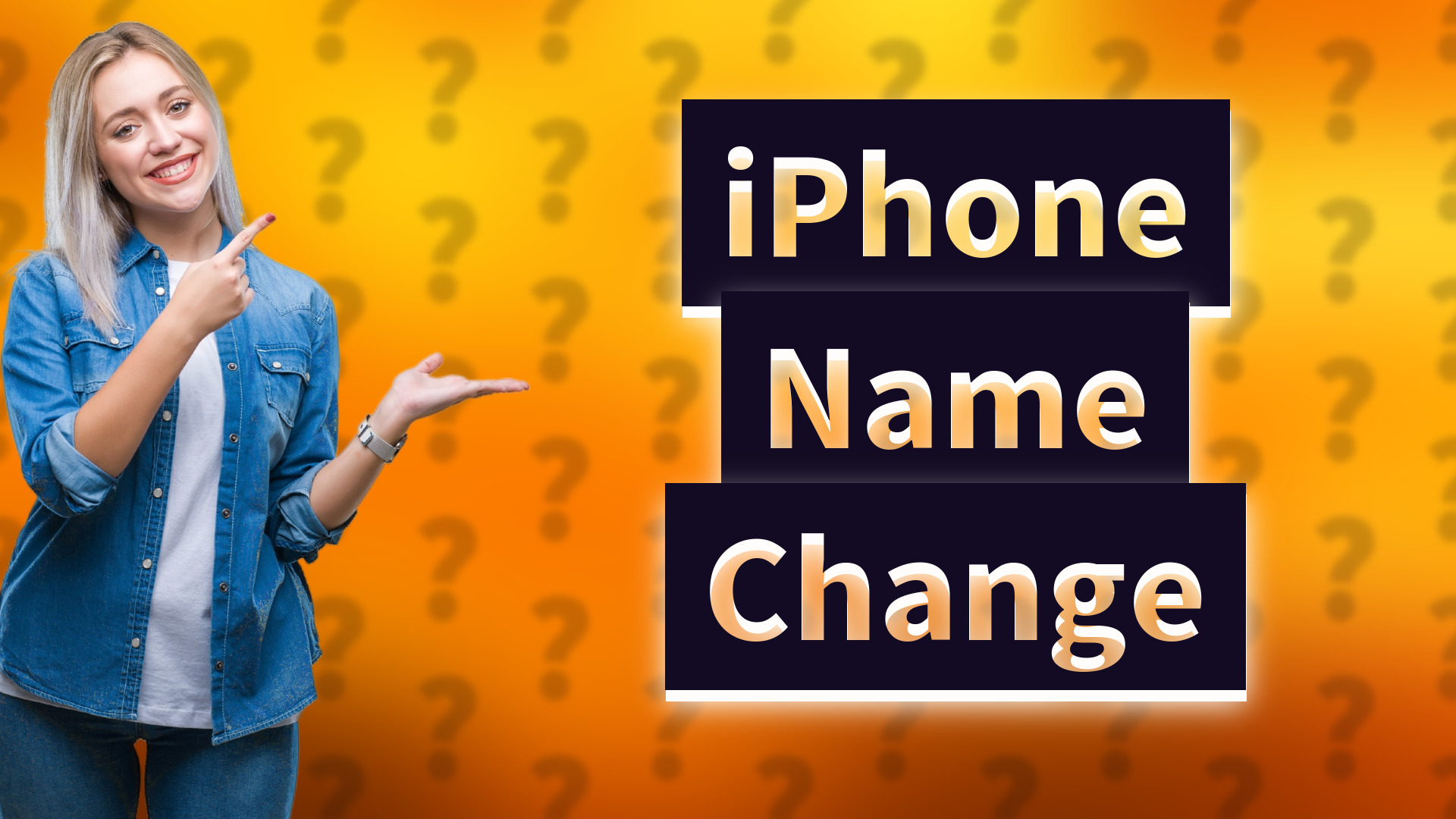 iPhone Name Change