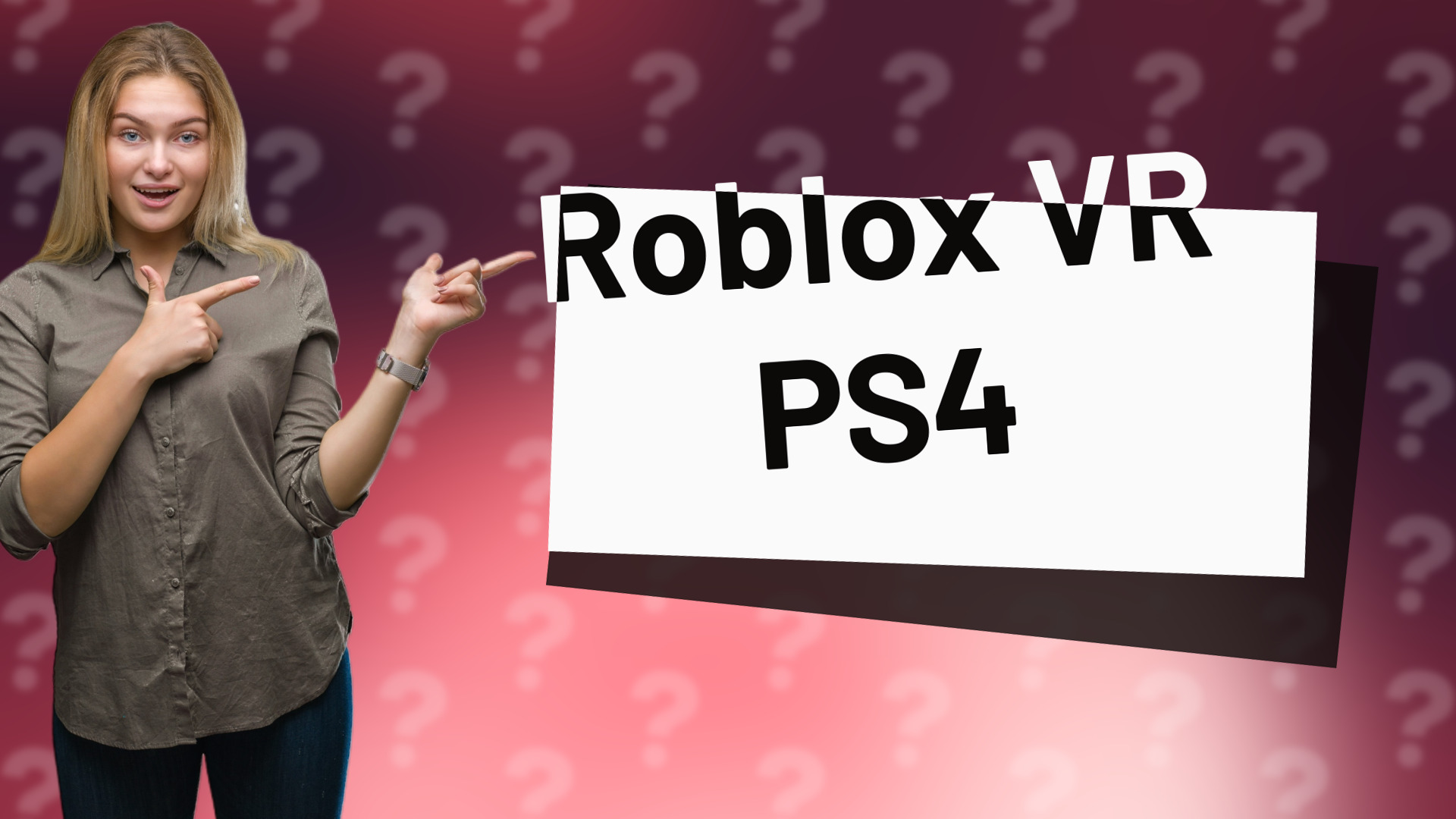 Roblox VR PS4