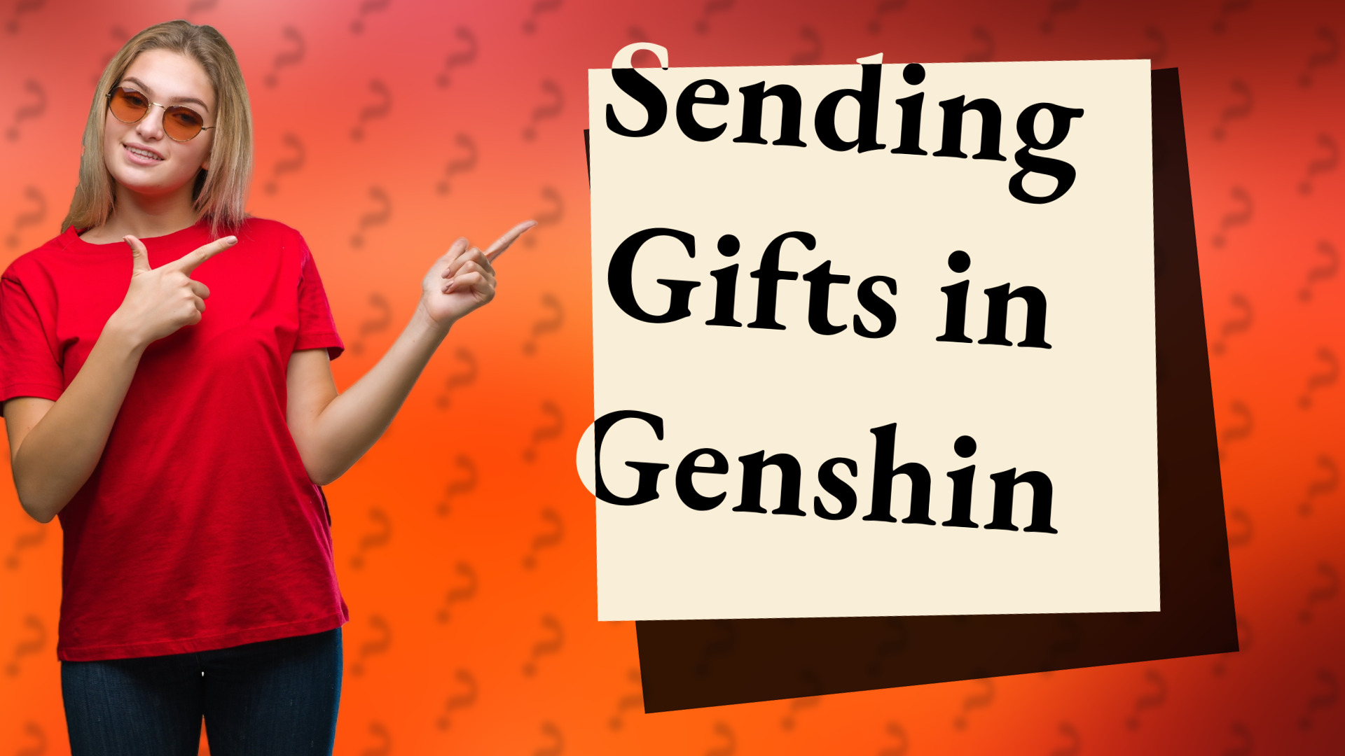 Sending Gifts in Genshin