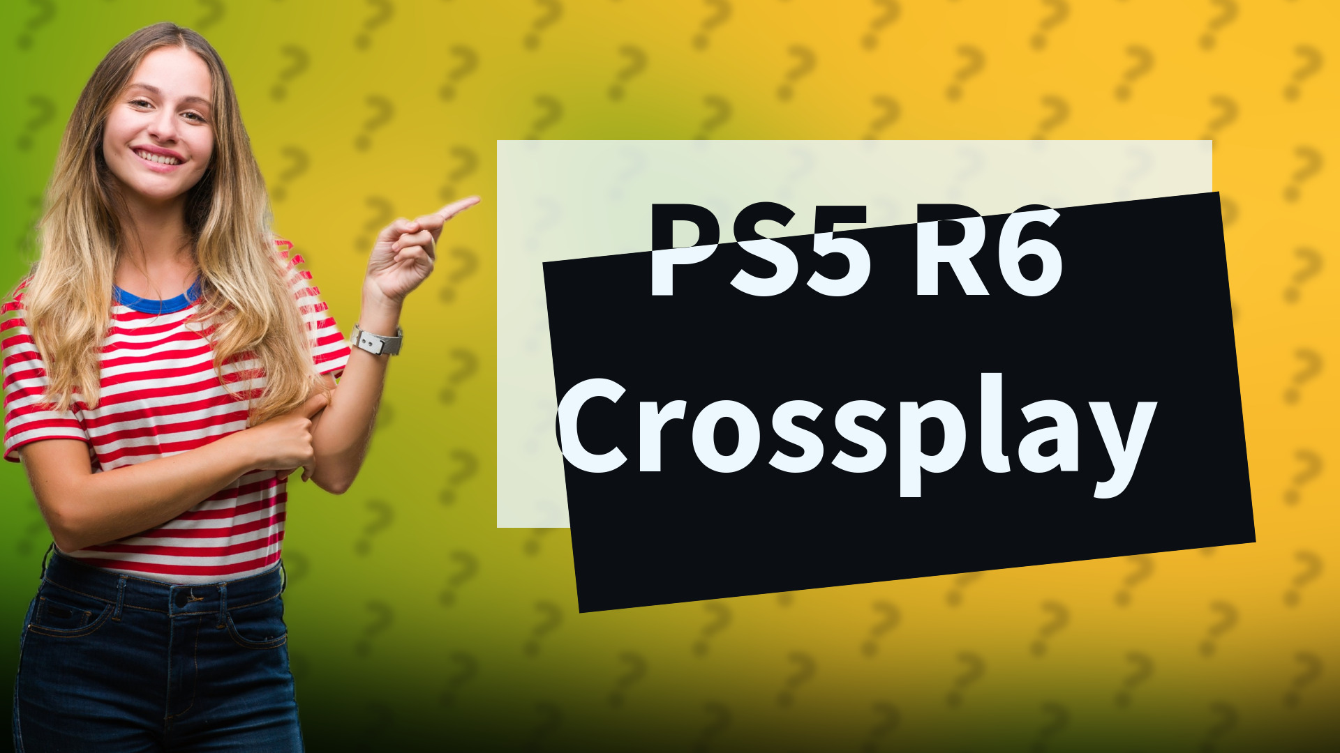 PS5 R6 Crossplay