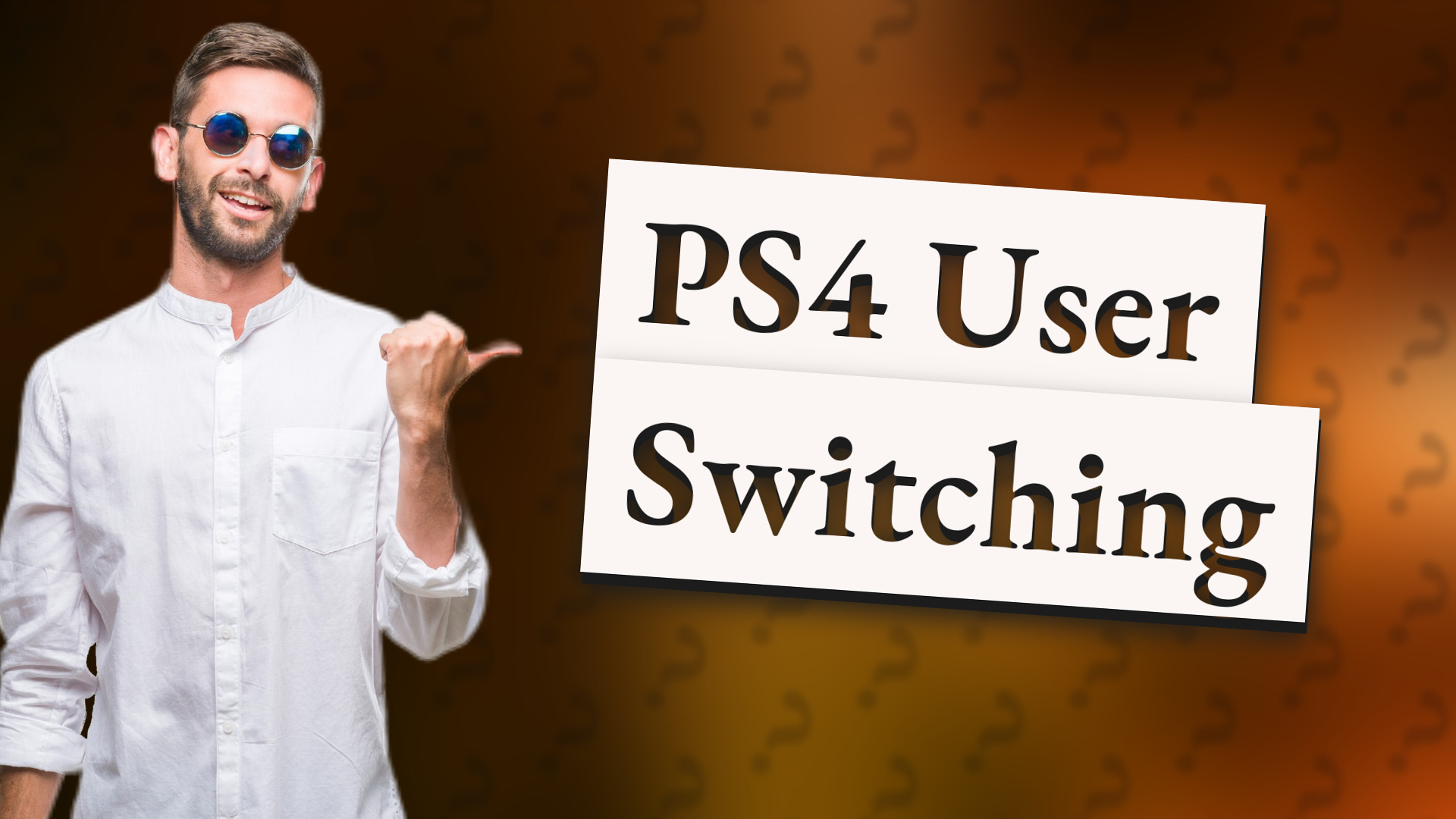 PS4 User Switching