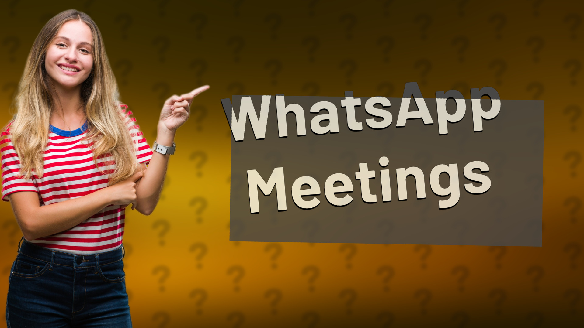 WhatsApp Meetings