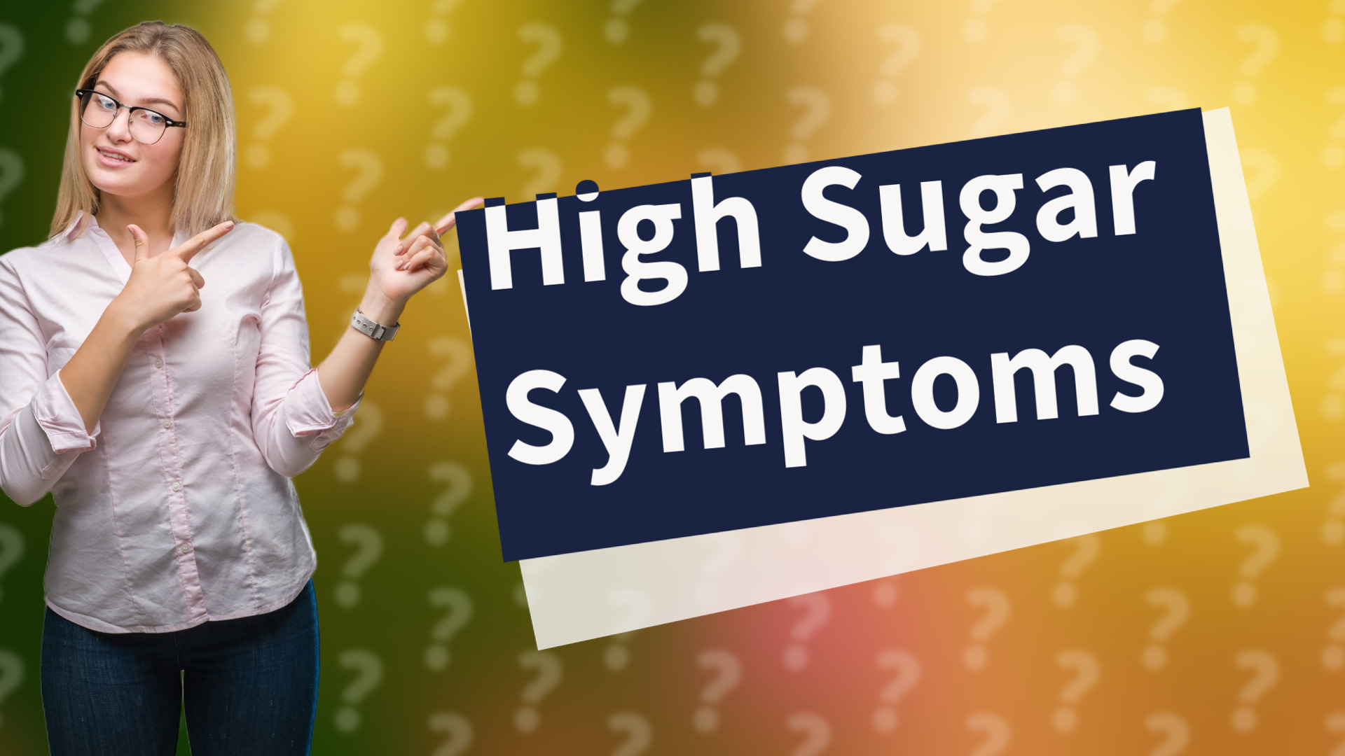 High Sugar Symptoms