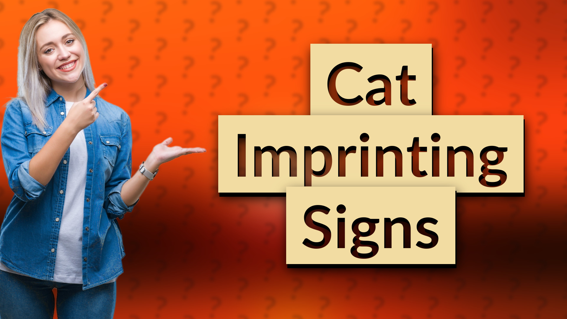 Cat Imprinting Signs