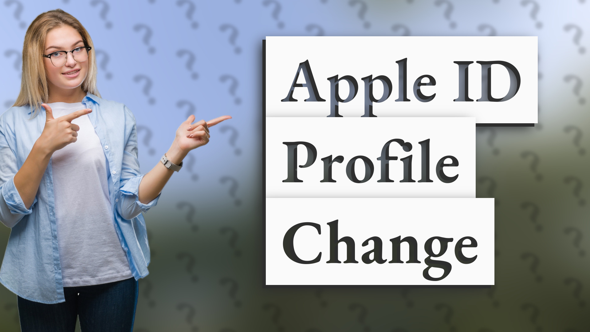 Apple ID Profile Change