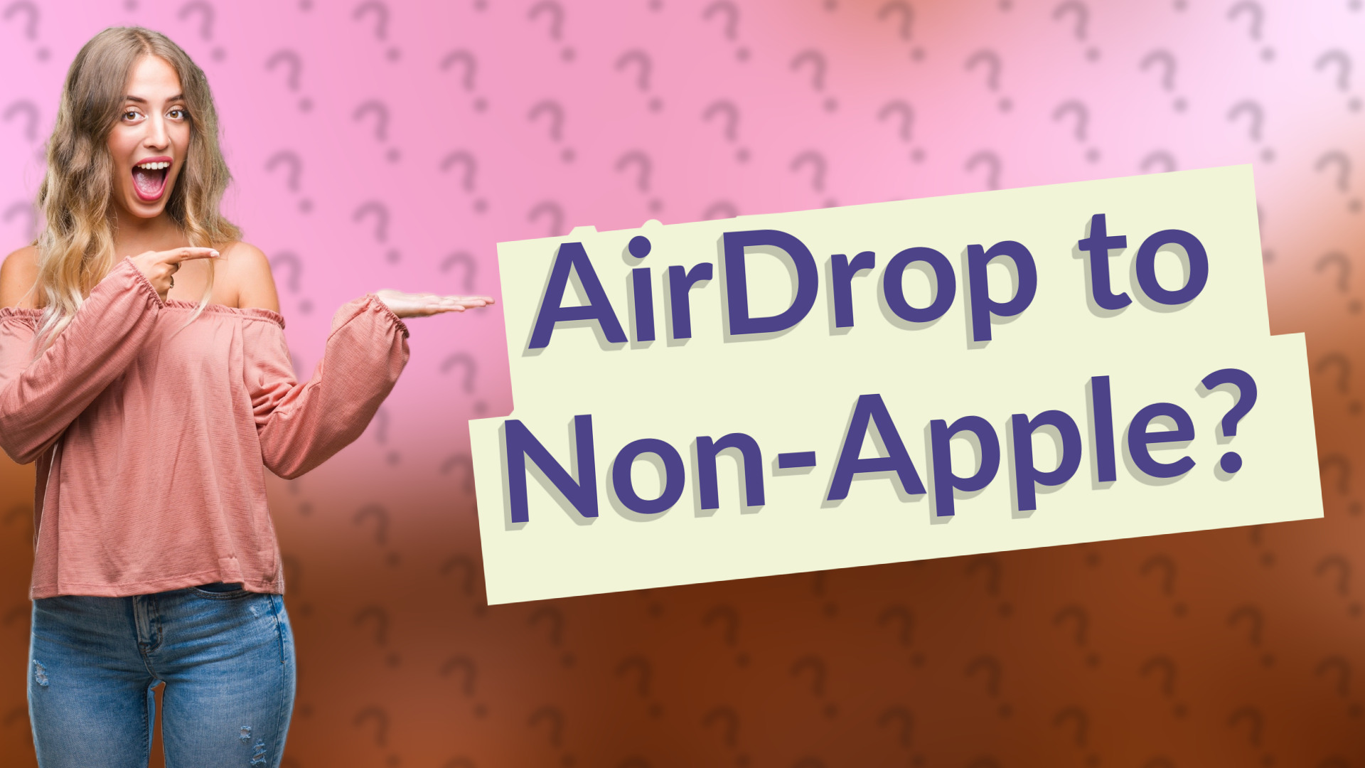 AirDrop to Non-Apple?