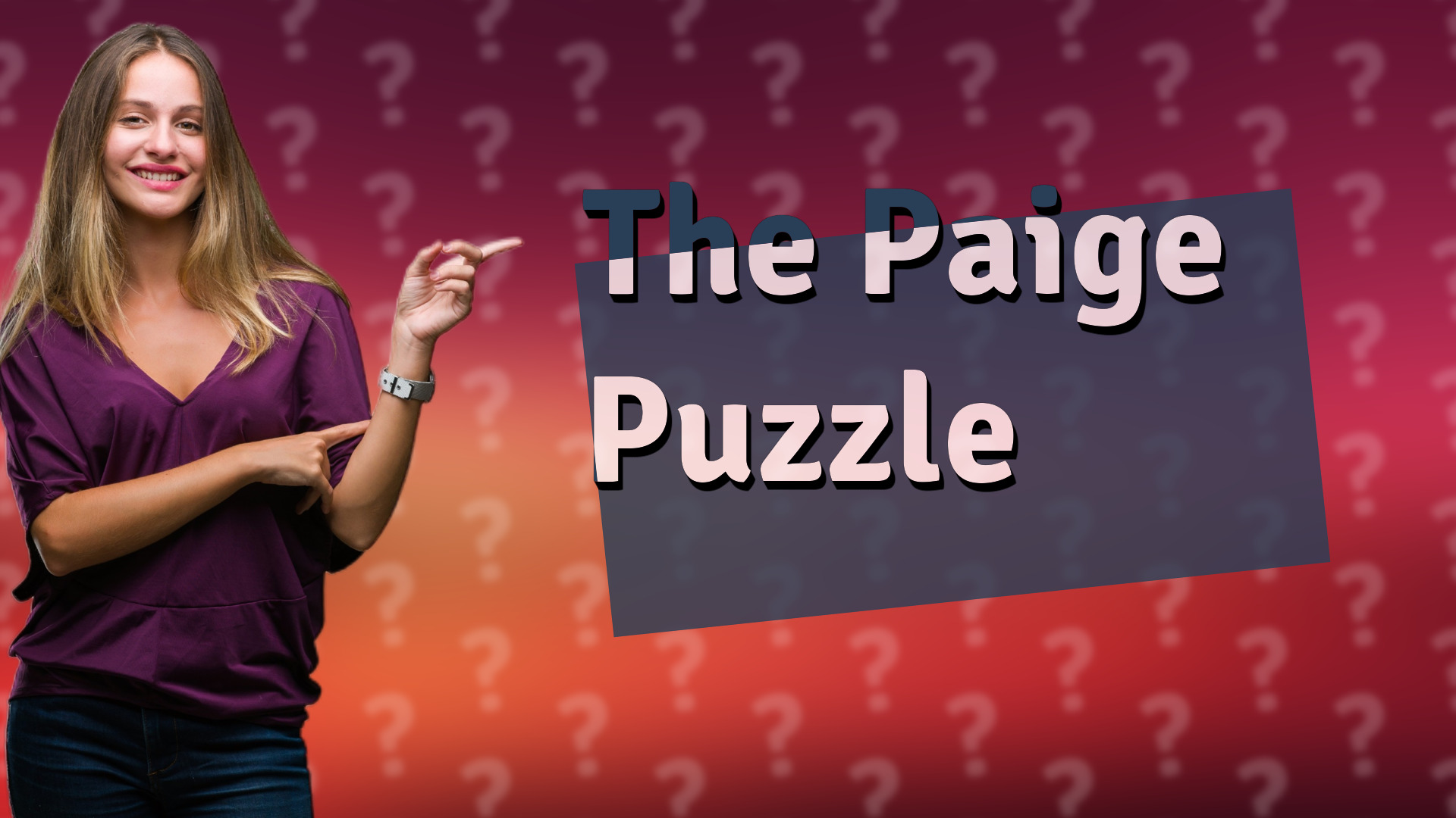 The Paige Puzzle