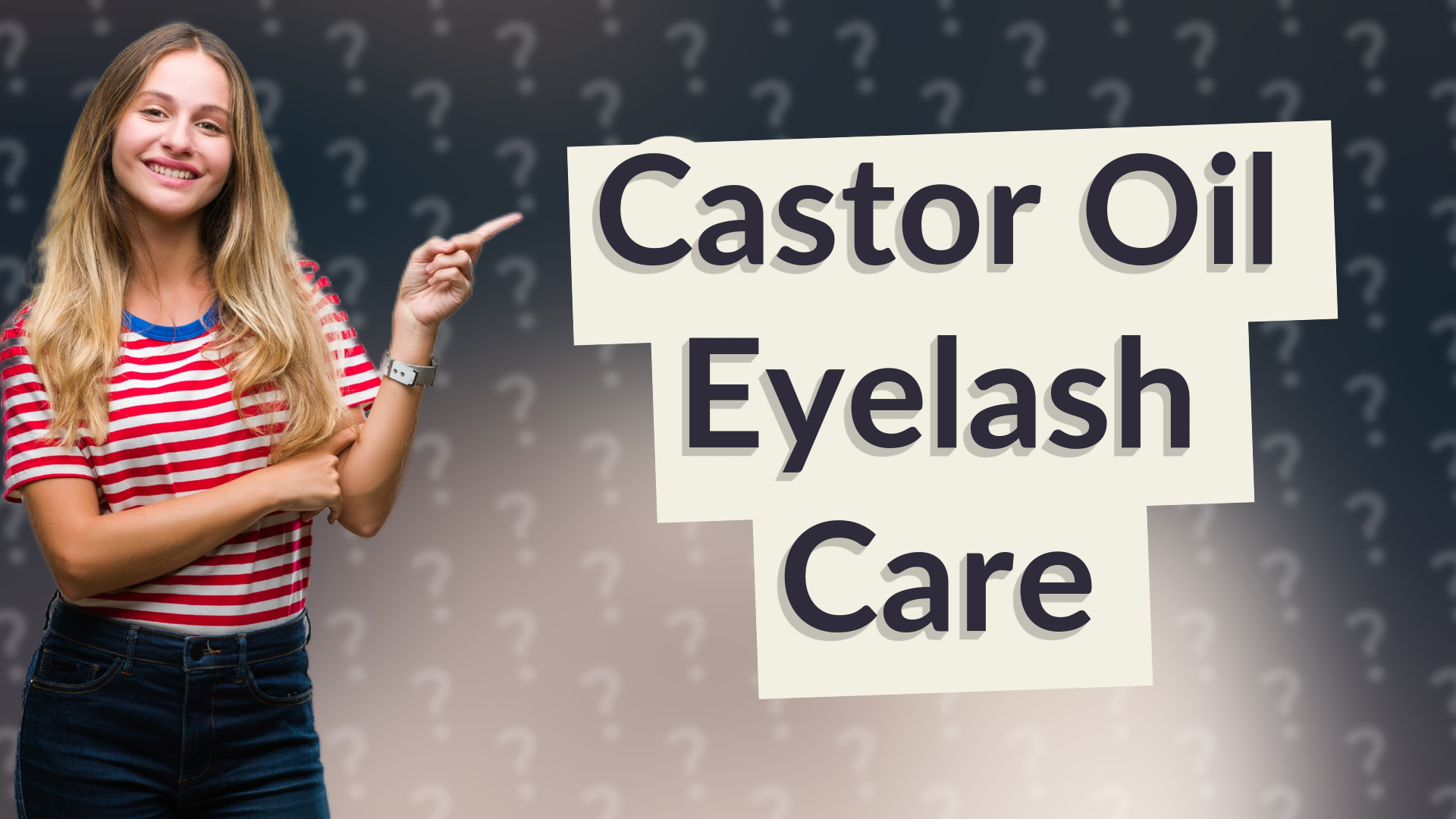 Castor Oil Eyelash Care