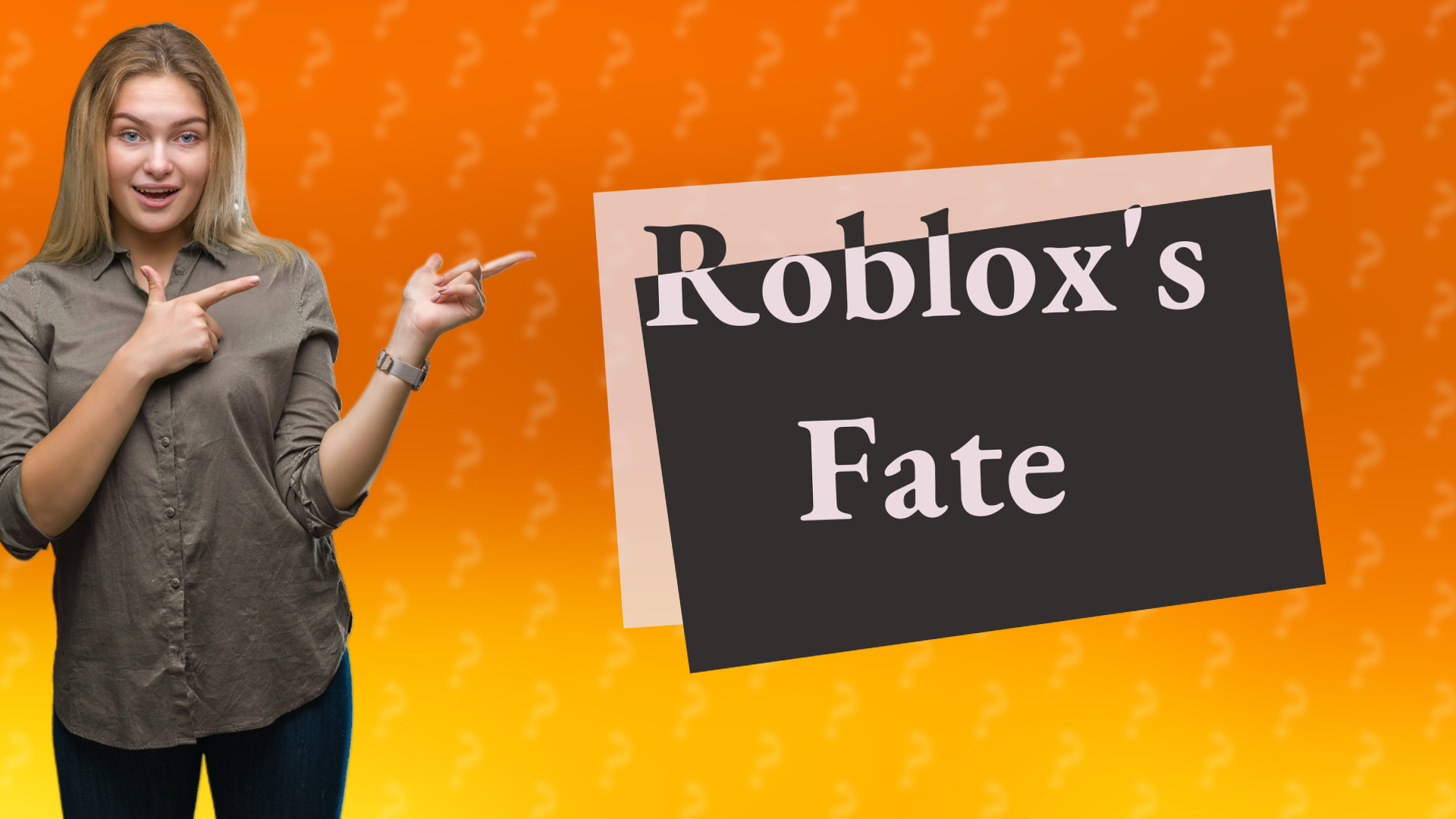 Roblox's Fate