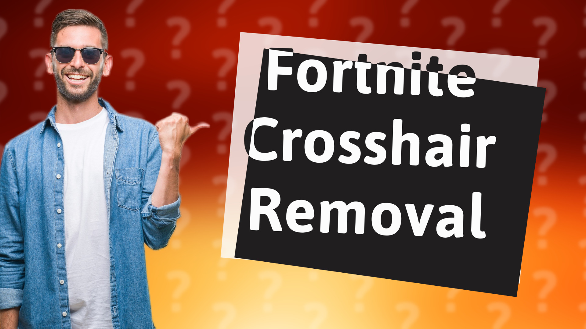 Fortnite Crosshair Removal