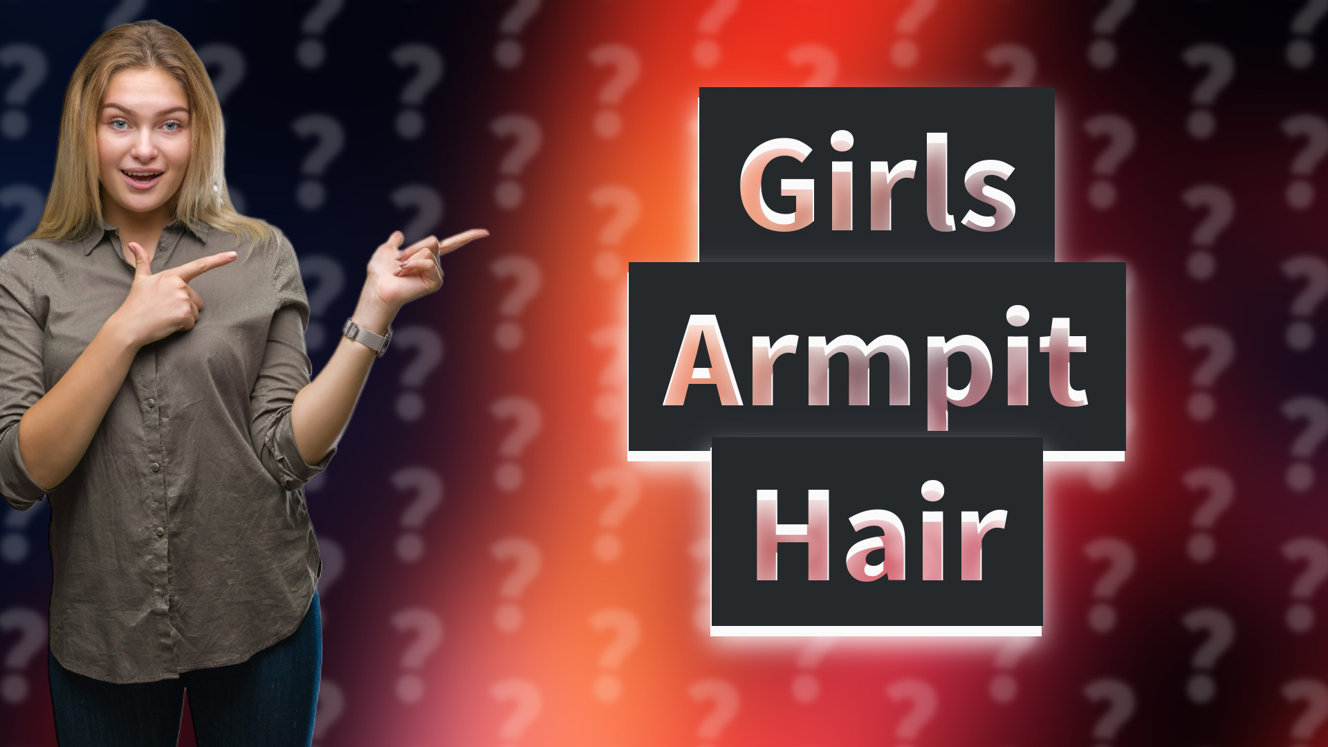 Girls Armpit Hair