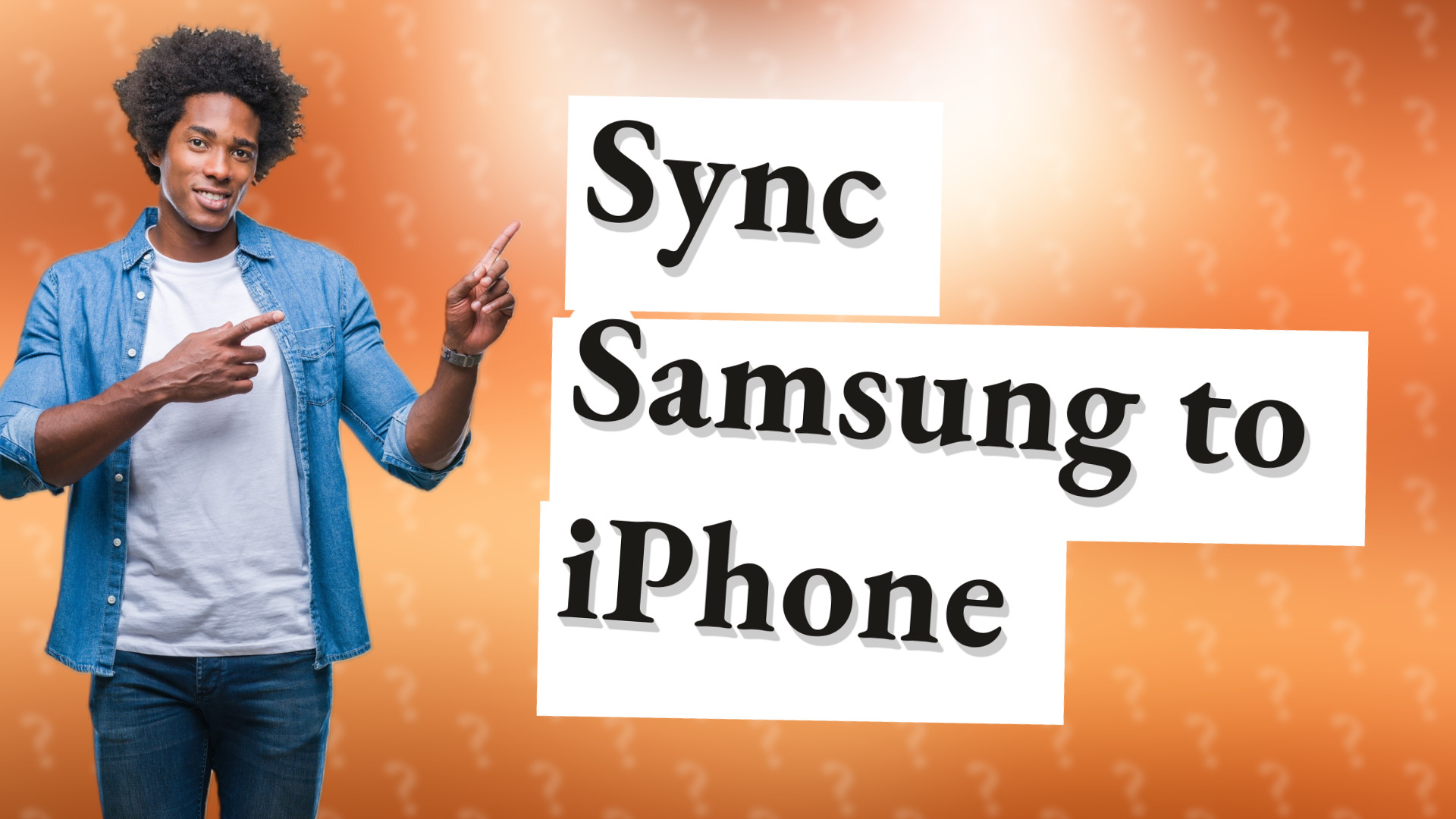 Sync Samsung to iPhone