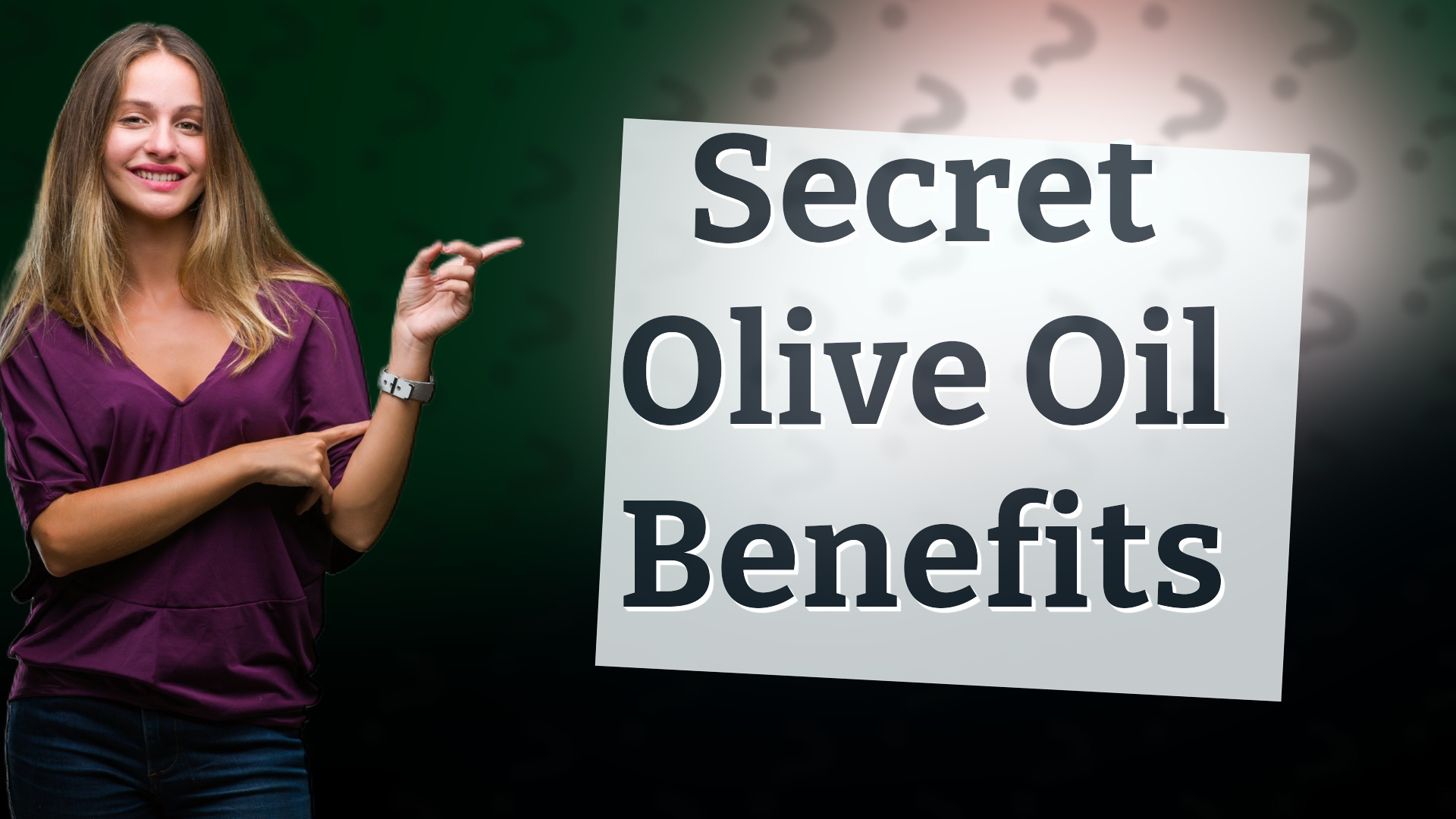 Secret Olive Oil Benefits