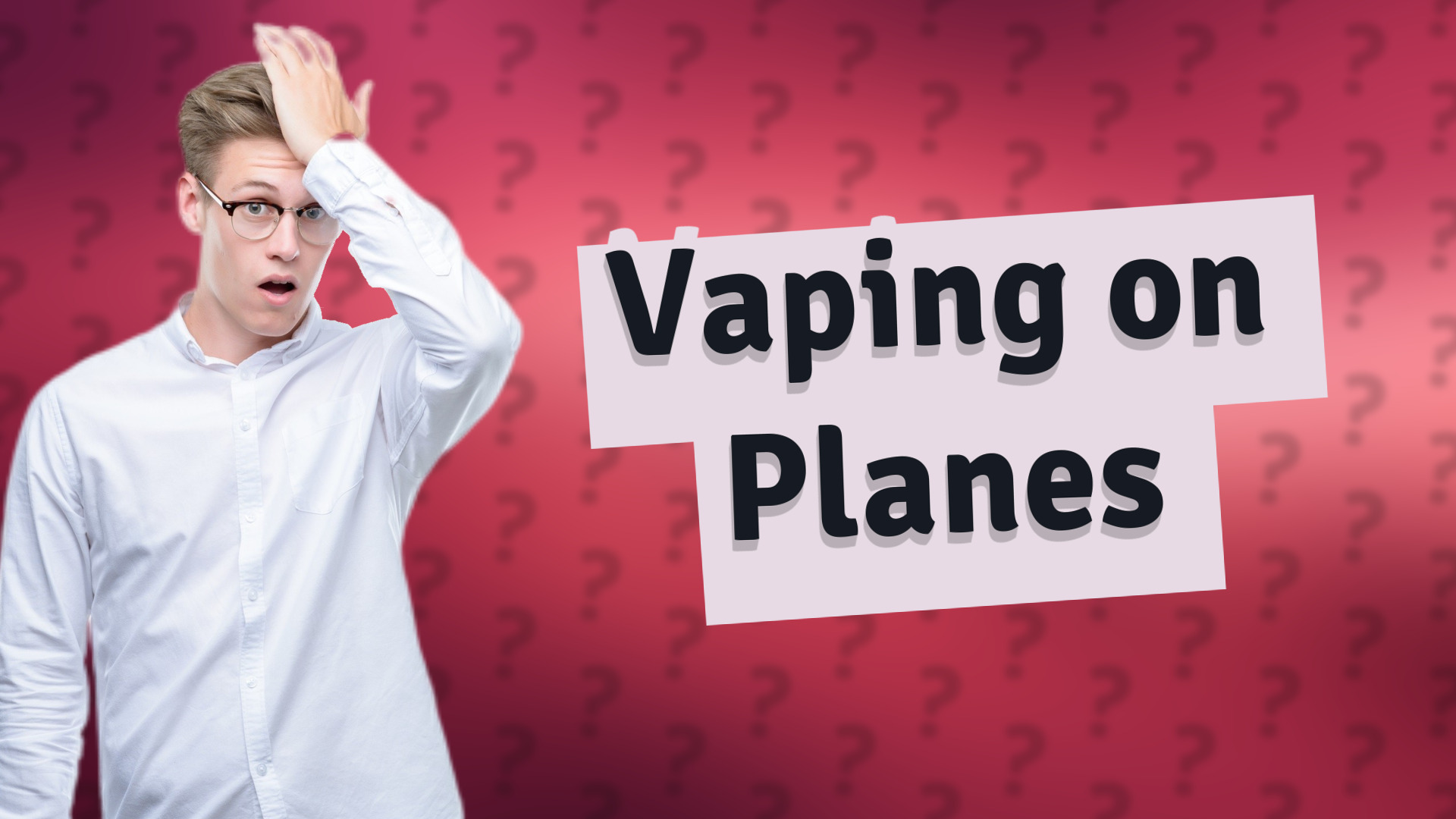 Vaping on Planes