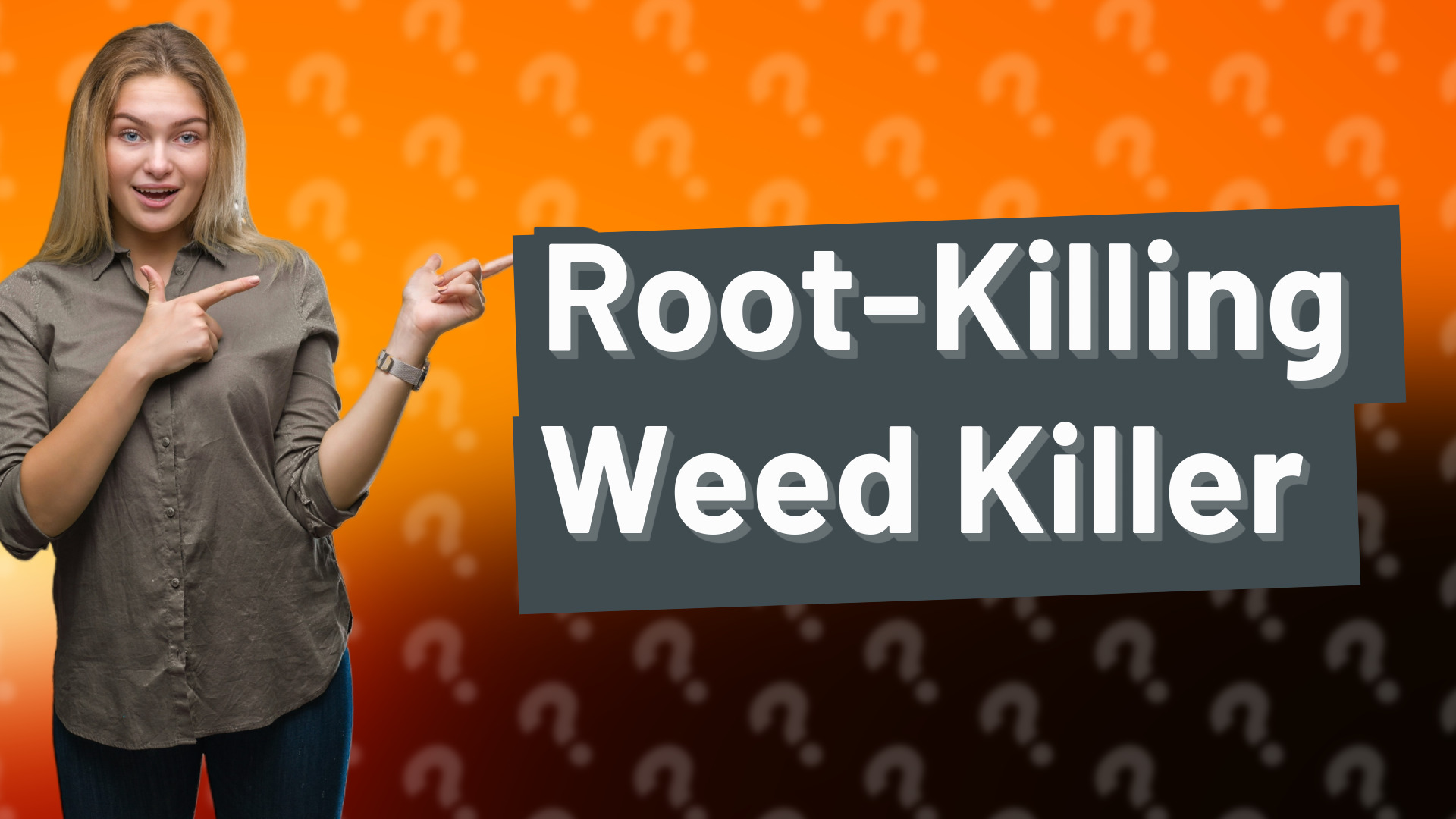 Root-Killing Weed Killer