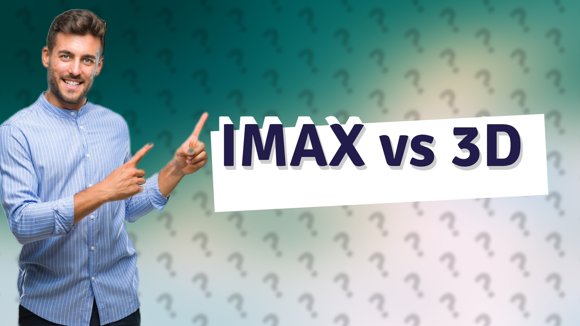 IMAX vs 3D