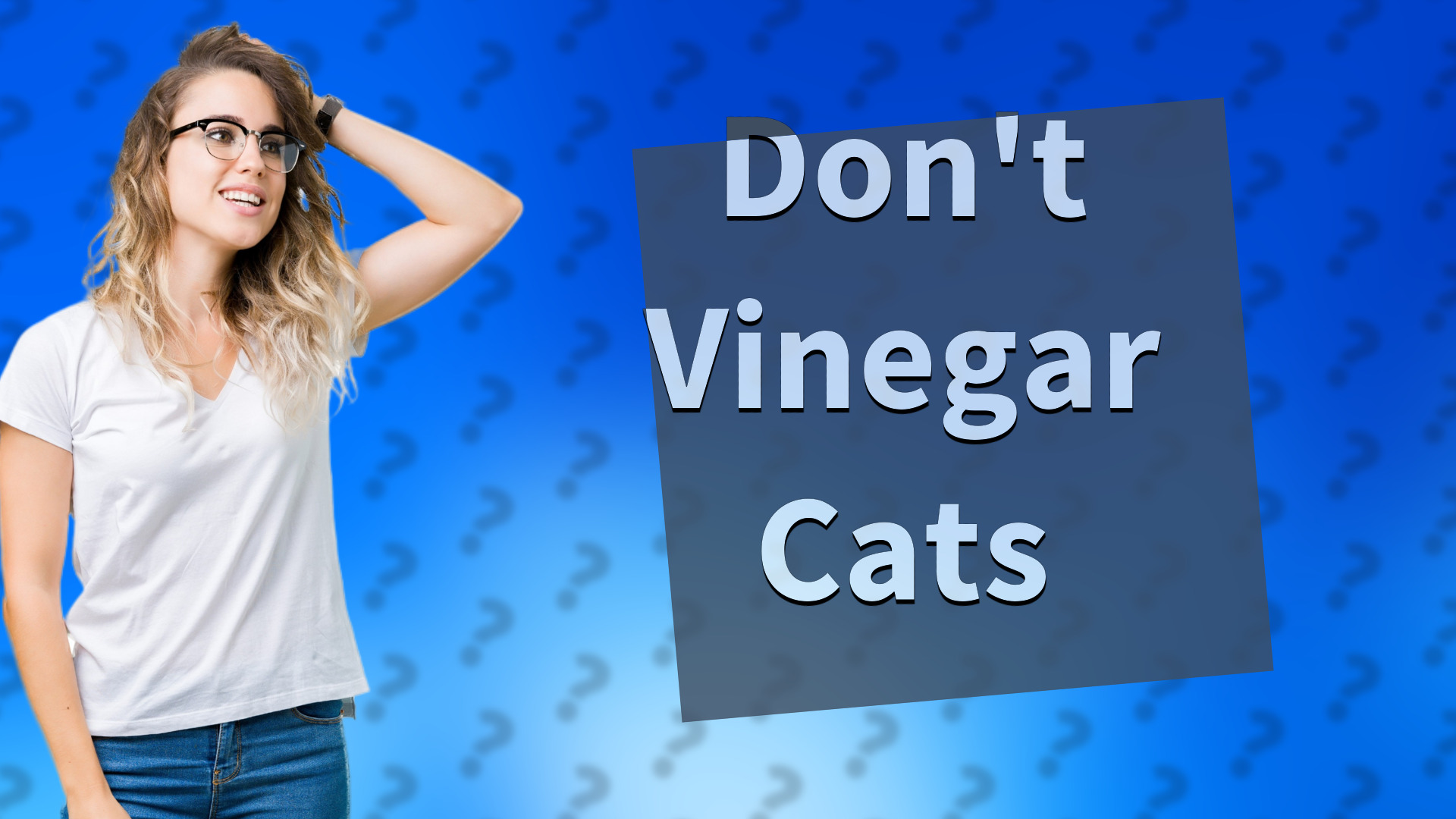 Don't Vinegar Cats