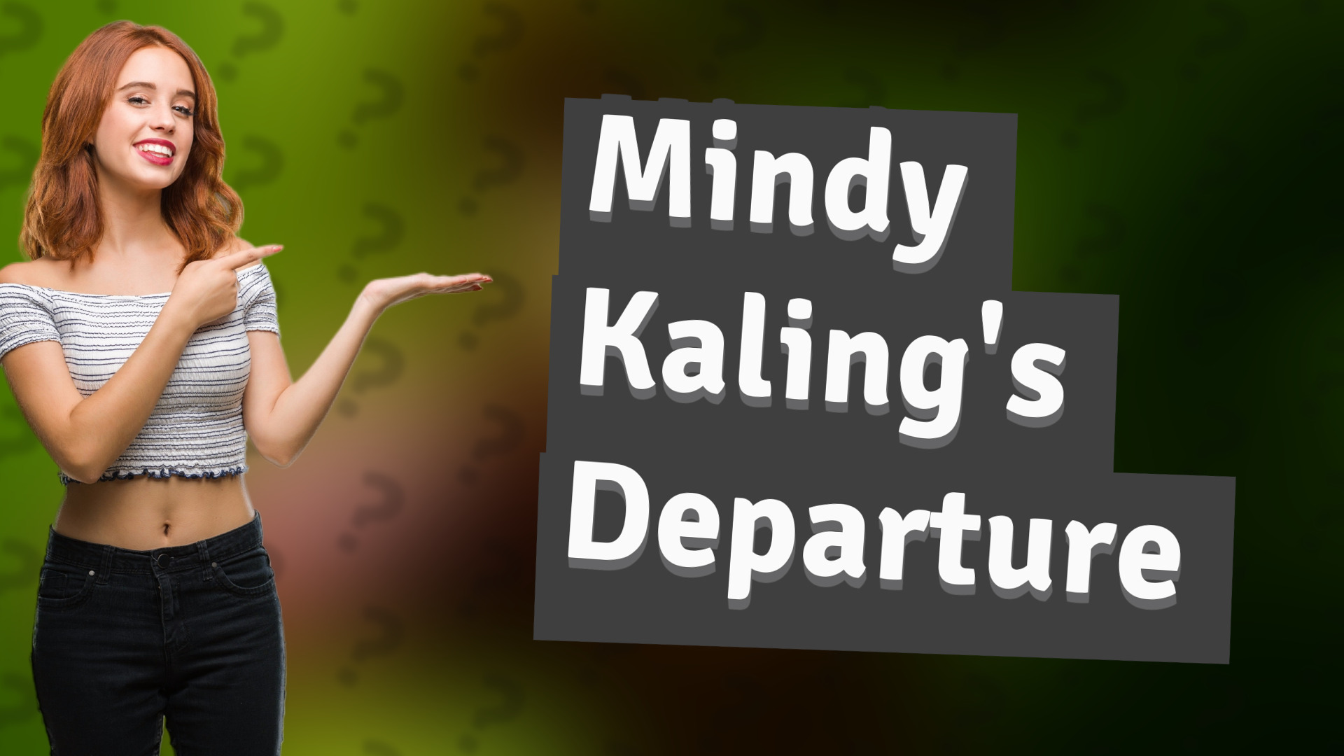Mindy Kaling's Departure