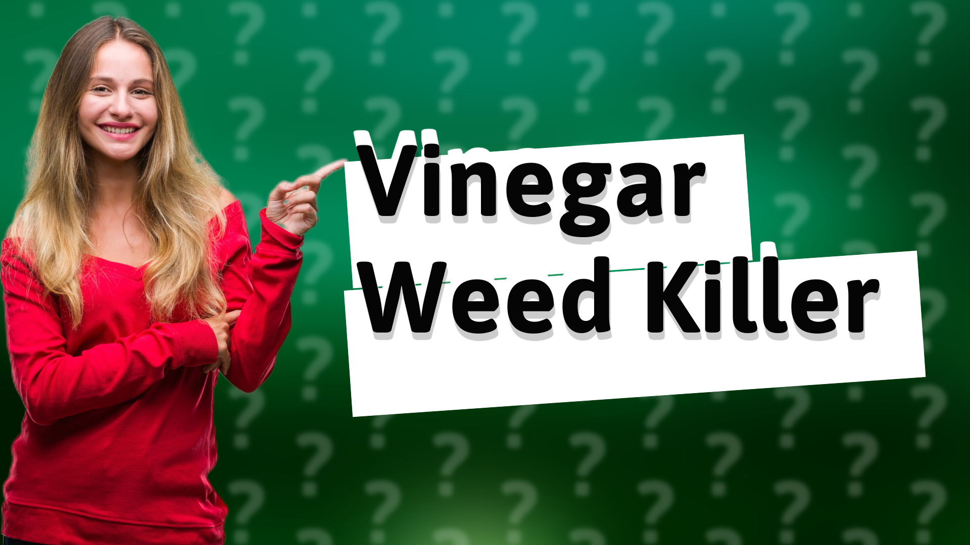 Vinegar Weed Killer