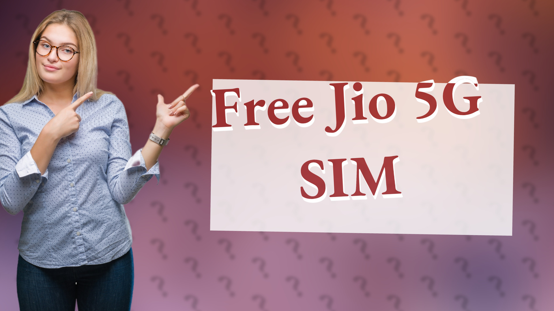 Free Jio 5G SIM
