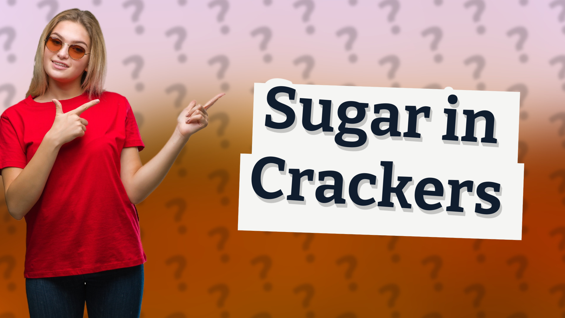 Sugar in Crackers