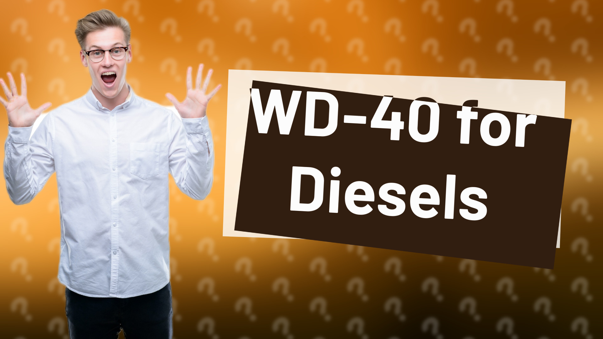 WD-40 for Diesels