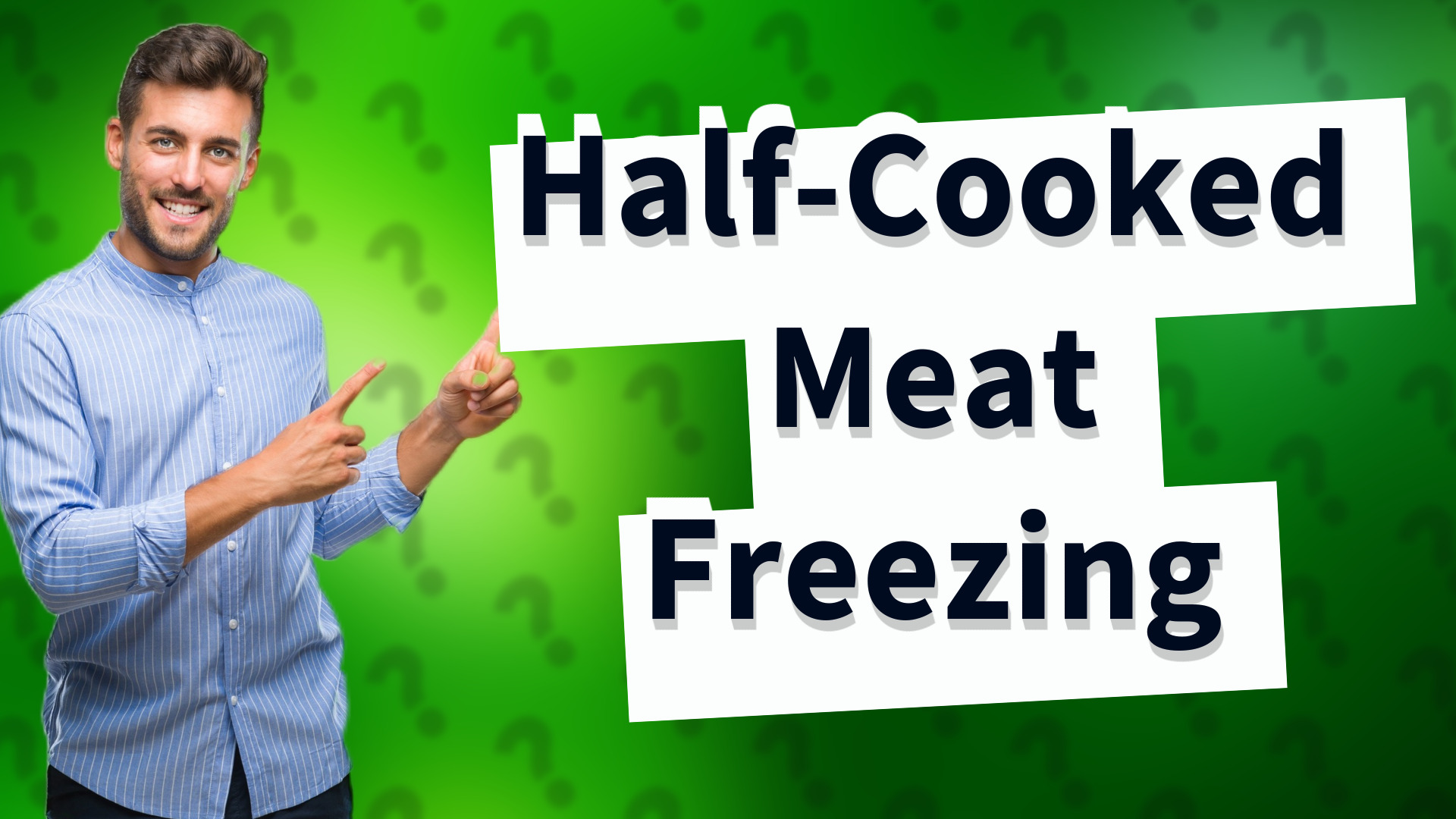 Half-Cooked Meat Freezing