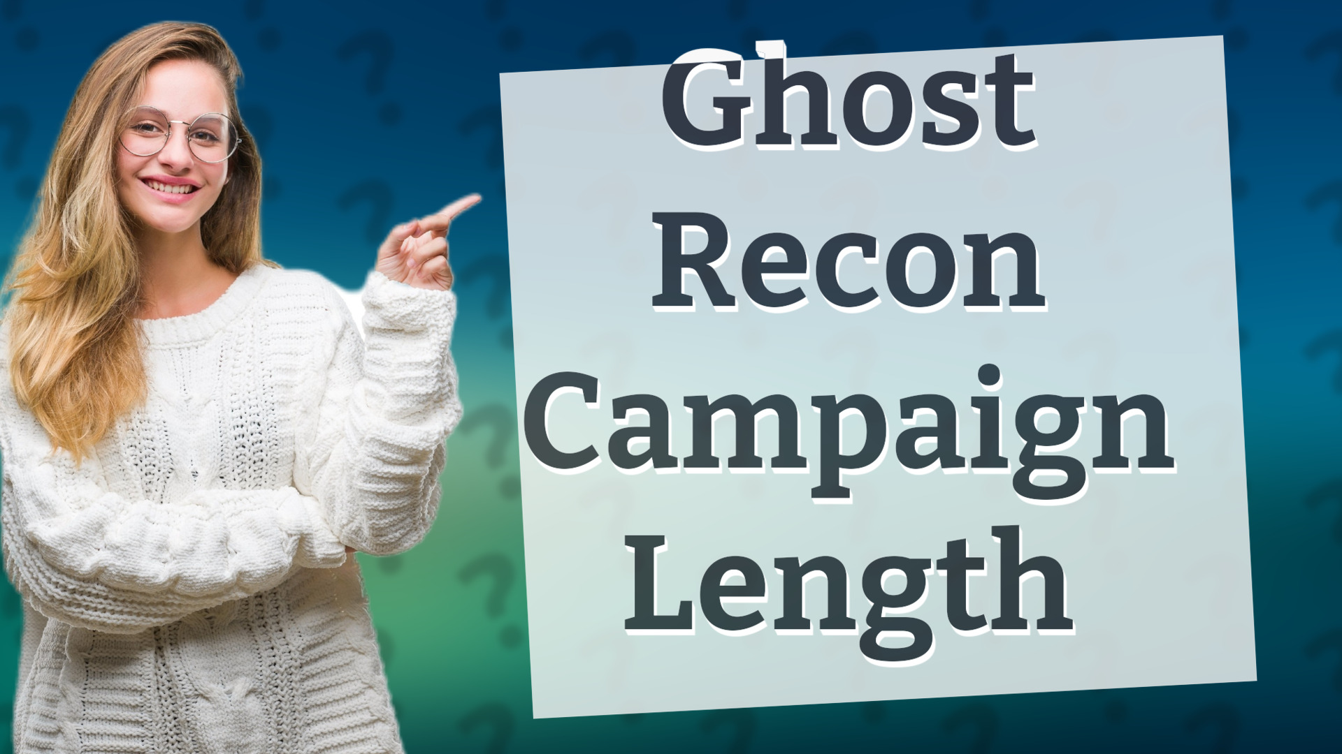Ghost Recon Campaign Length