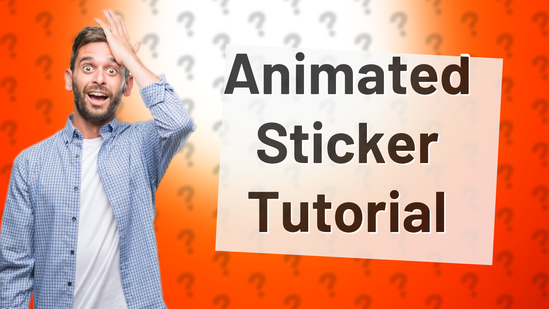 Animated Sticker Tutorial