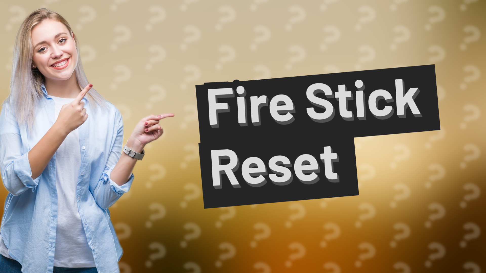 Fire Stick Reset