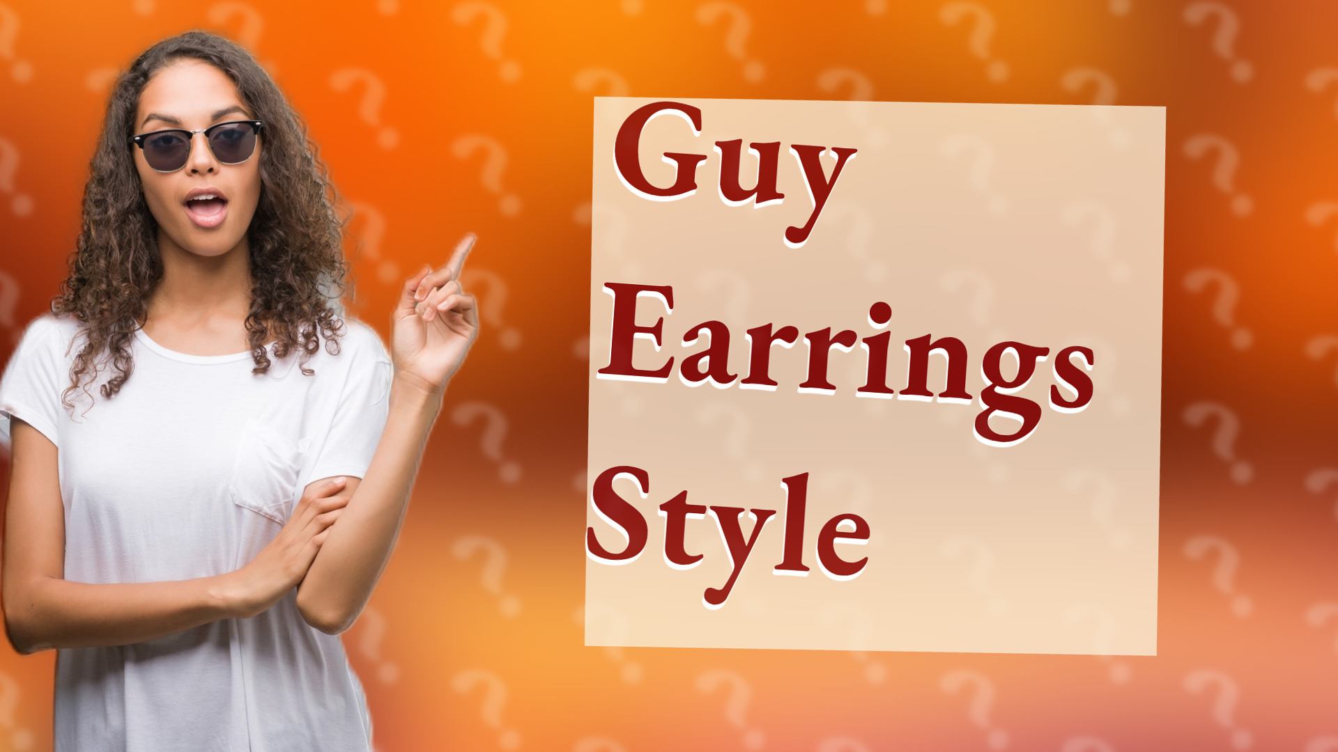Guy Earrings Style