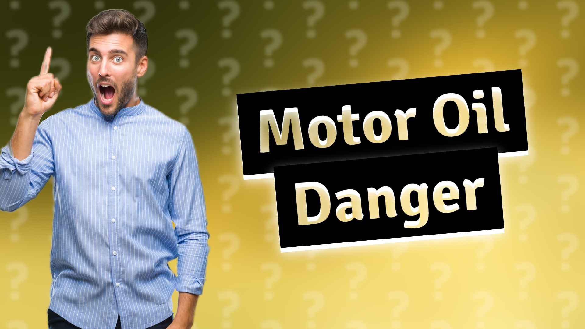 Motor Oil Danger