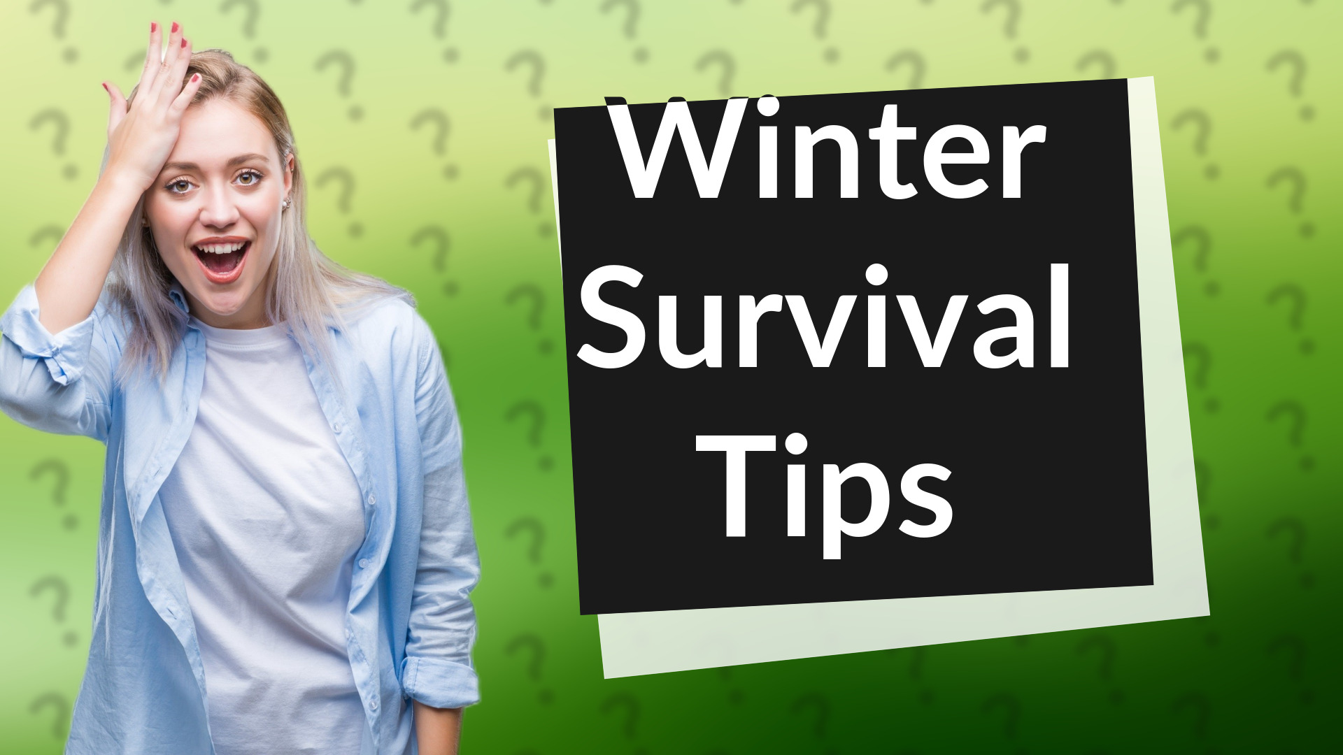 Winter Survival Tips