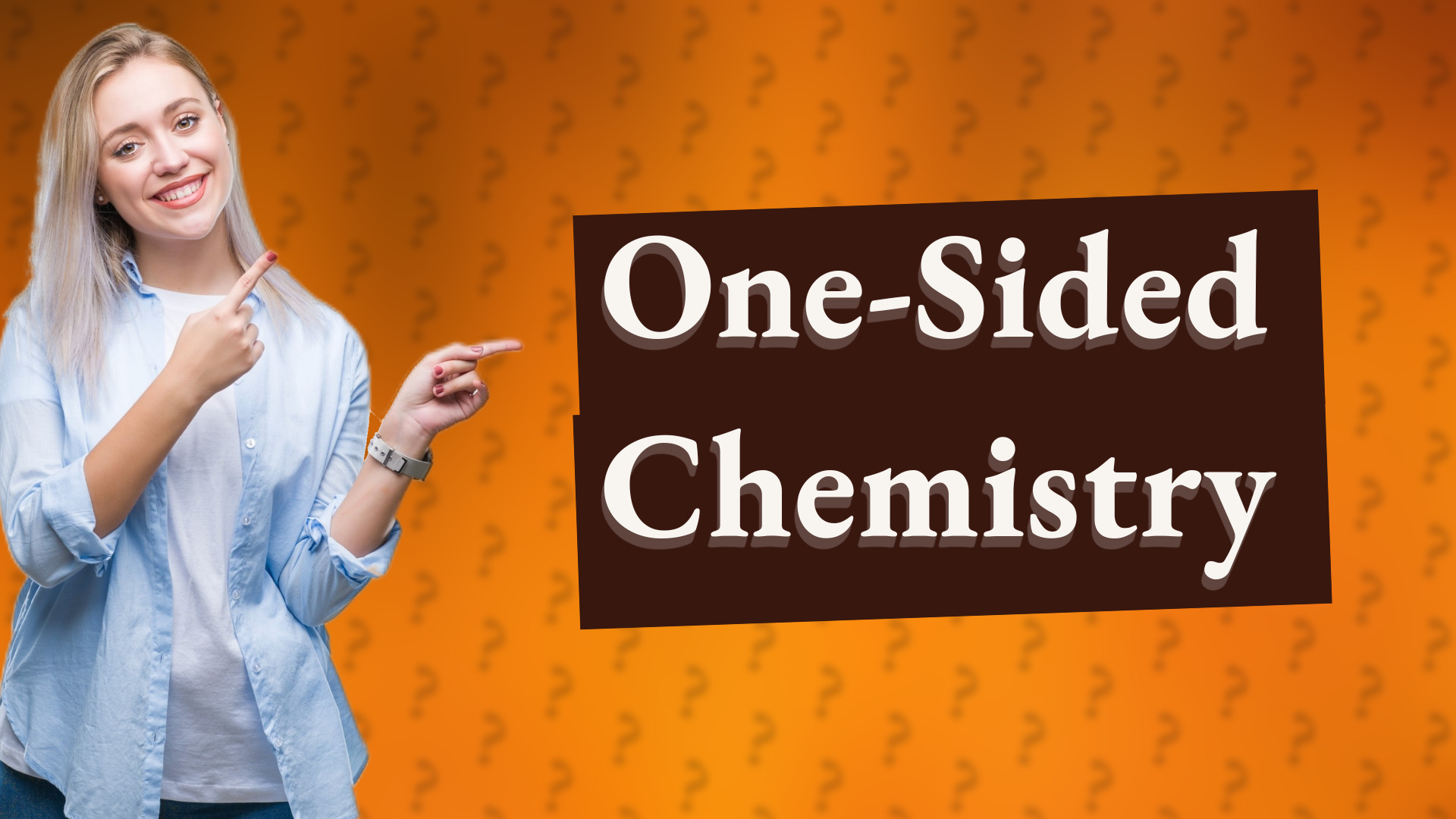 One-Sided Chemistry