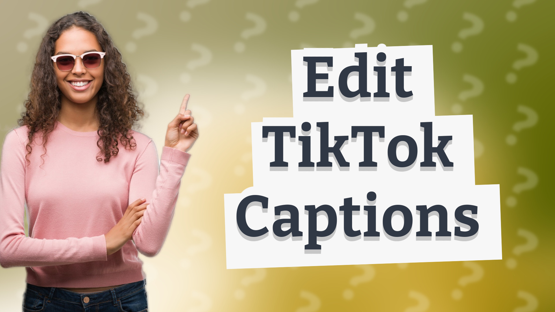 Edit TikTok Captions