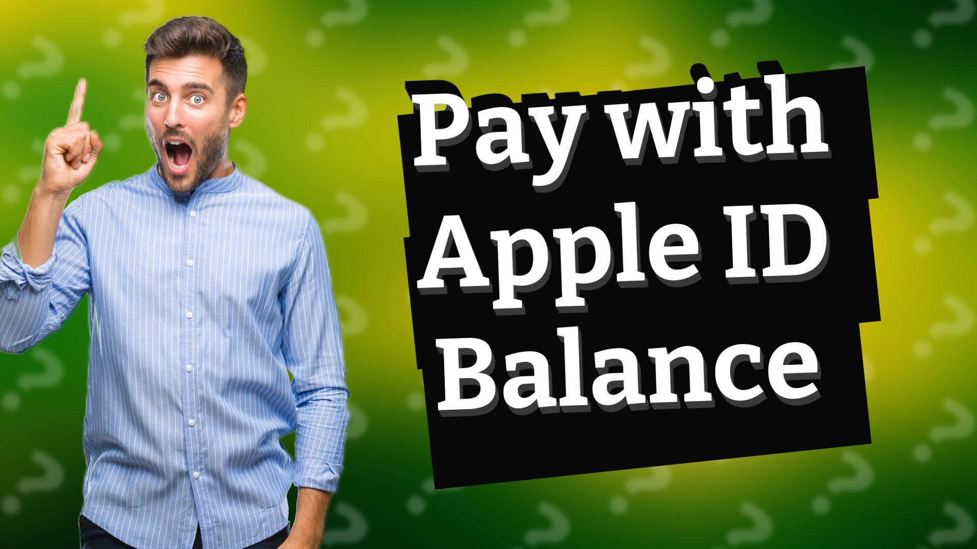 Pay with Apple ID Balance