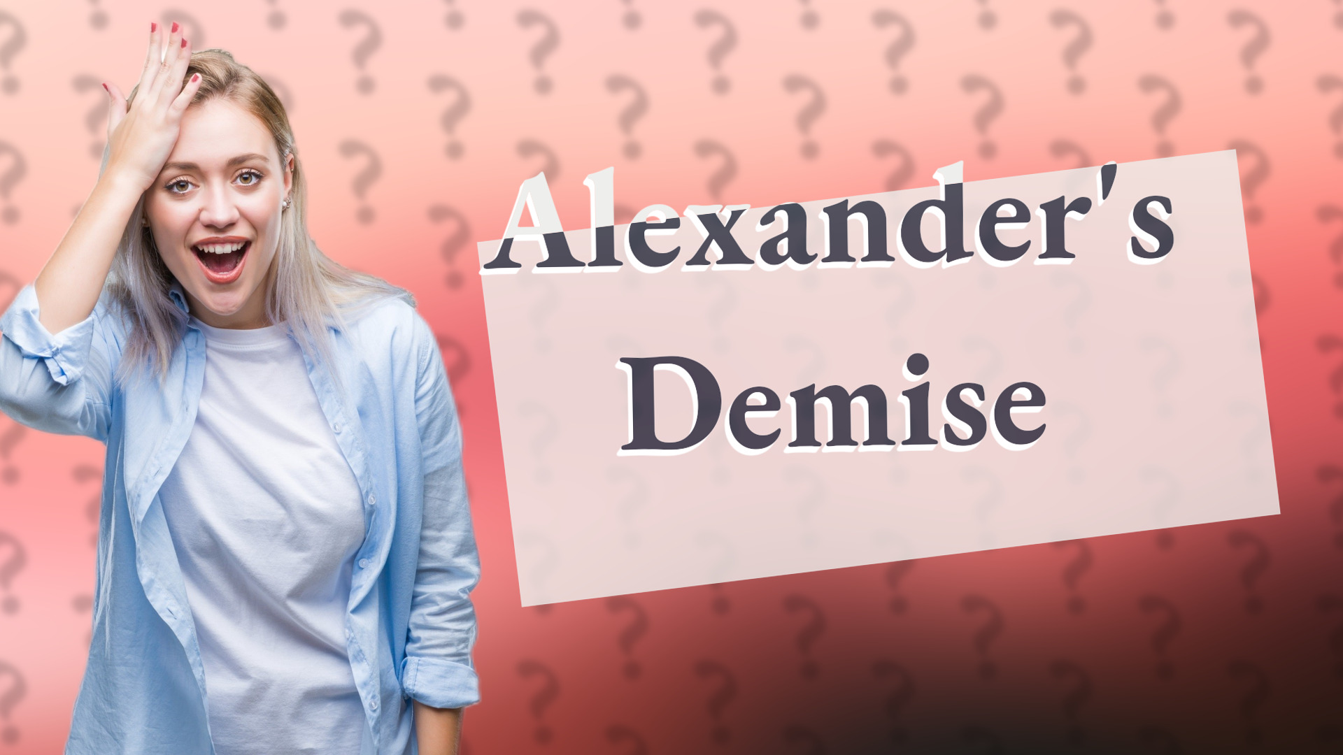 Alexander's Demise