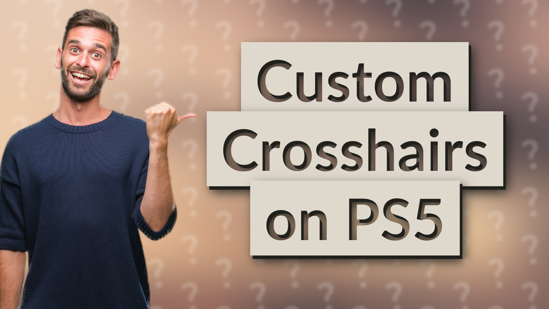 Custom Crosshairs on PS5