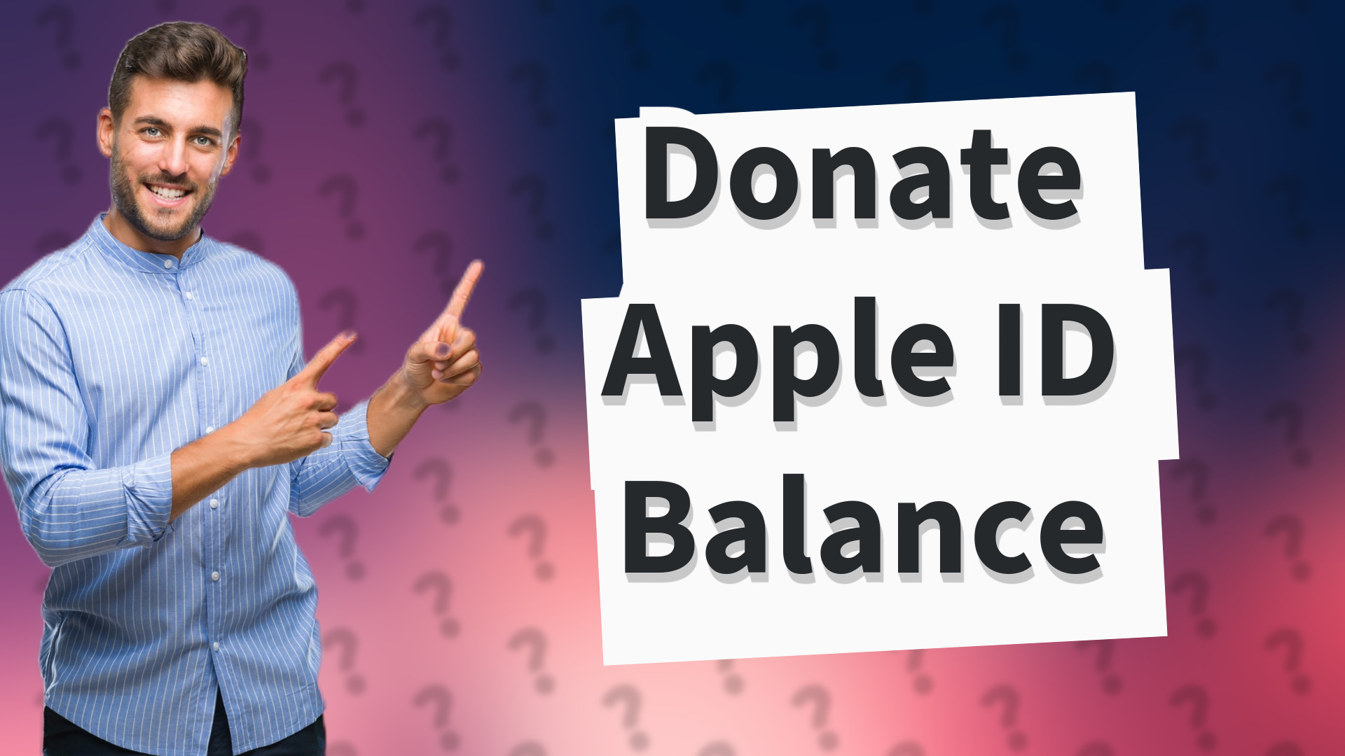 Donate Apple ID Balance