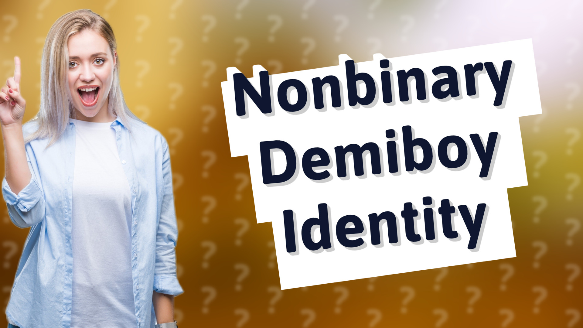 Nonbinary Demiboy Identity