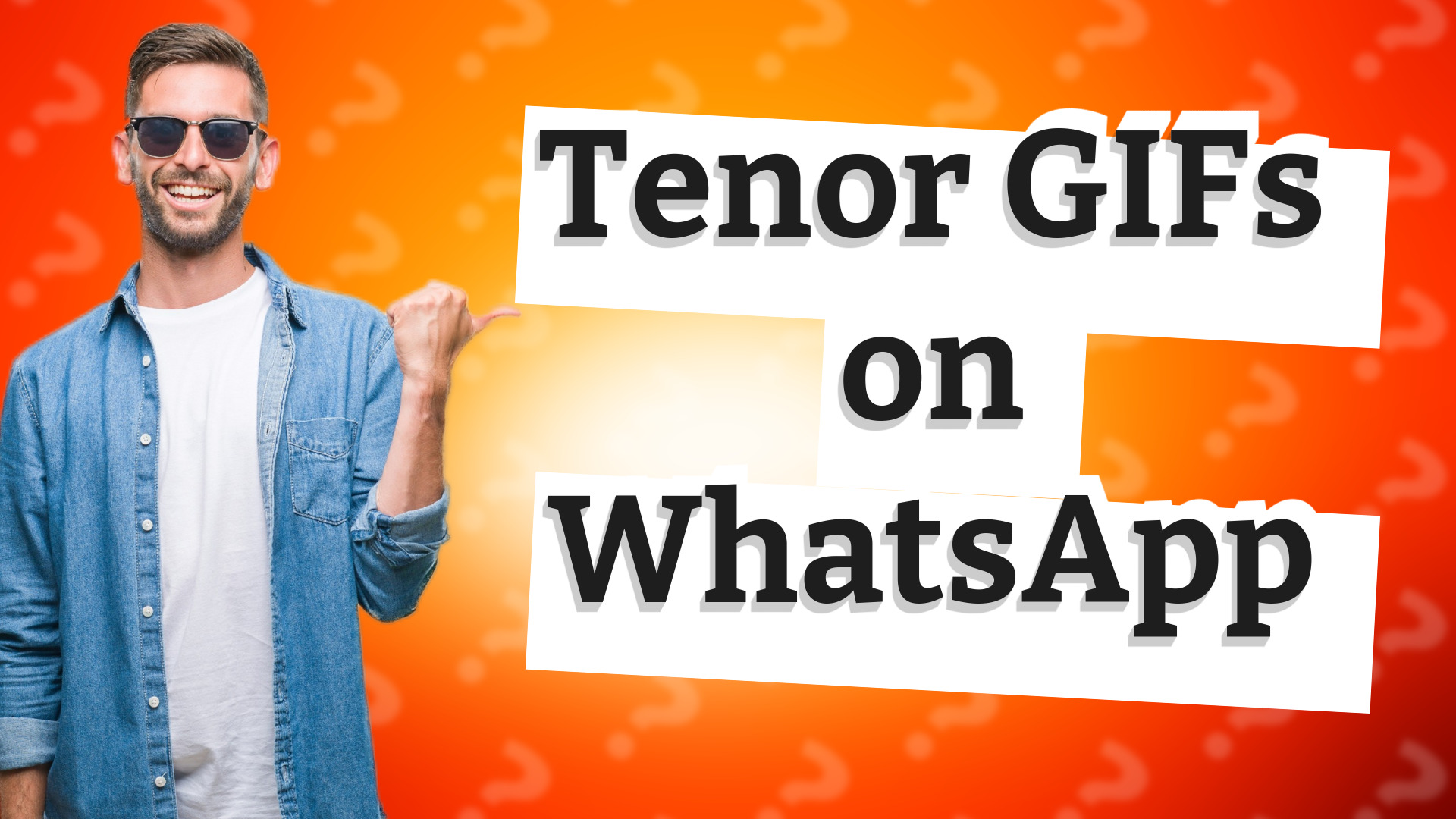 Tenor GIFs on WhatsApp