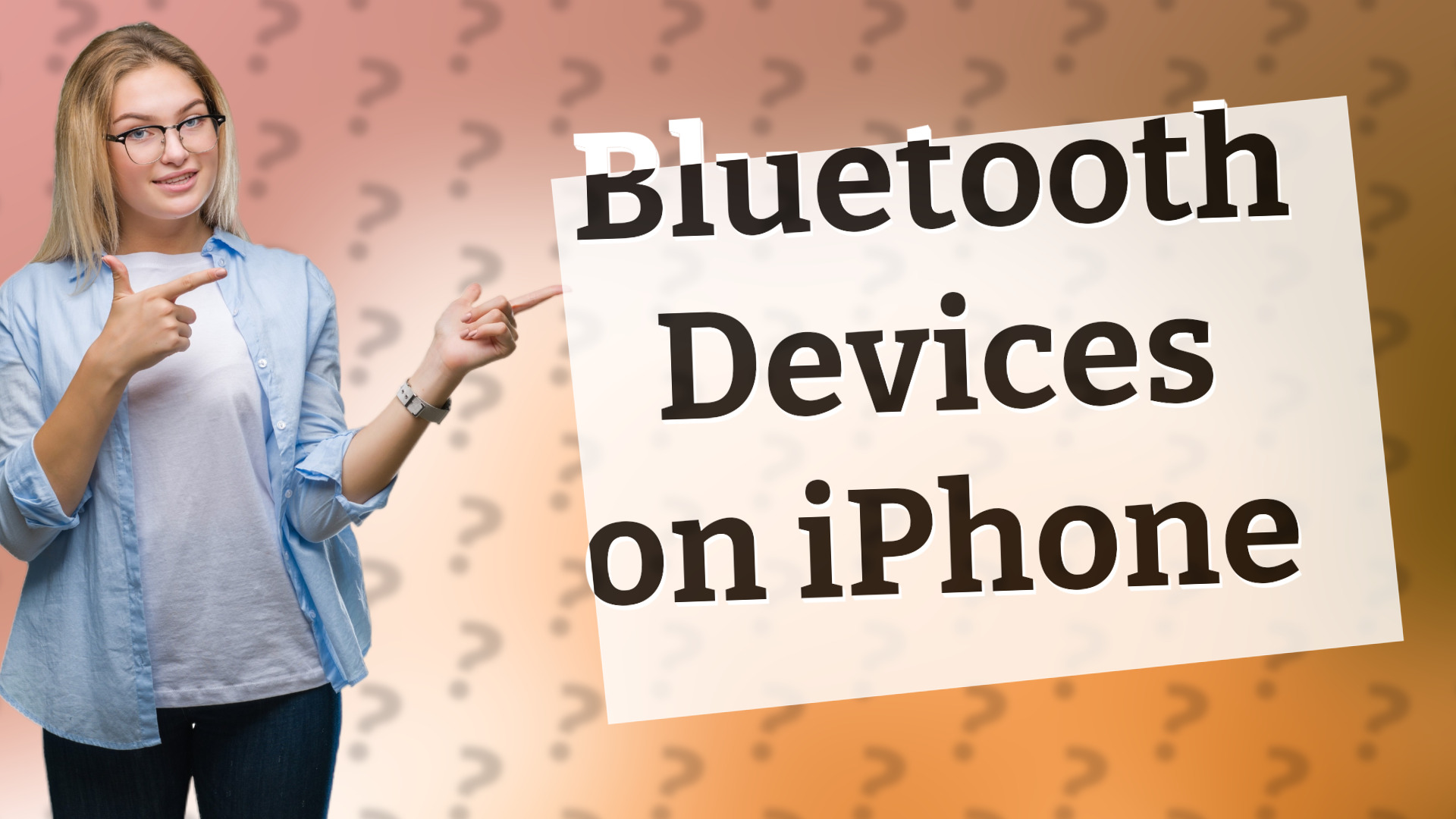 Bluetooth Devices on iPhone