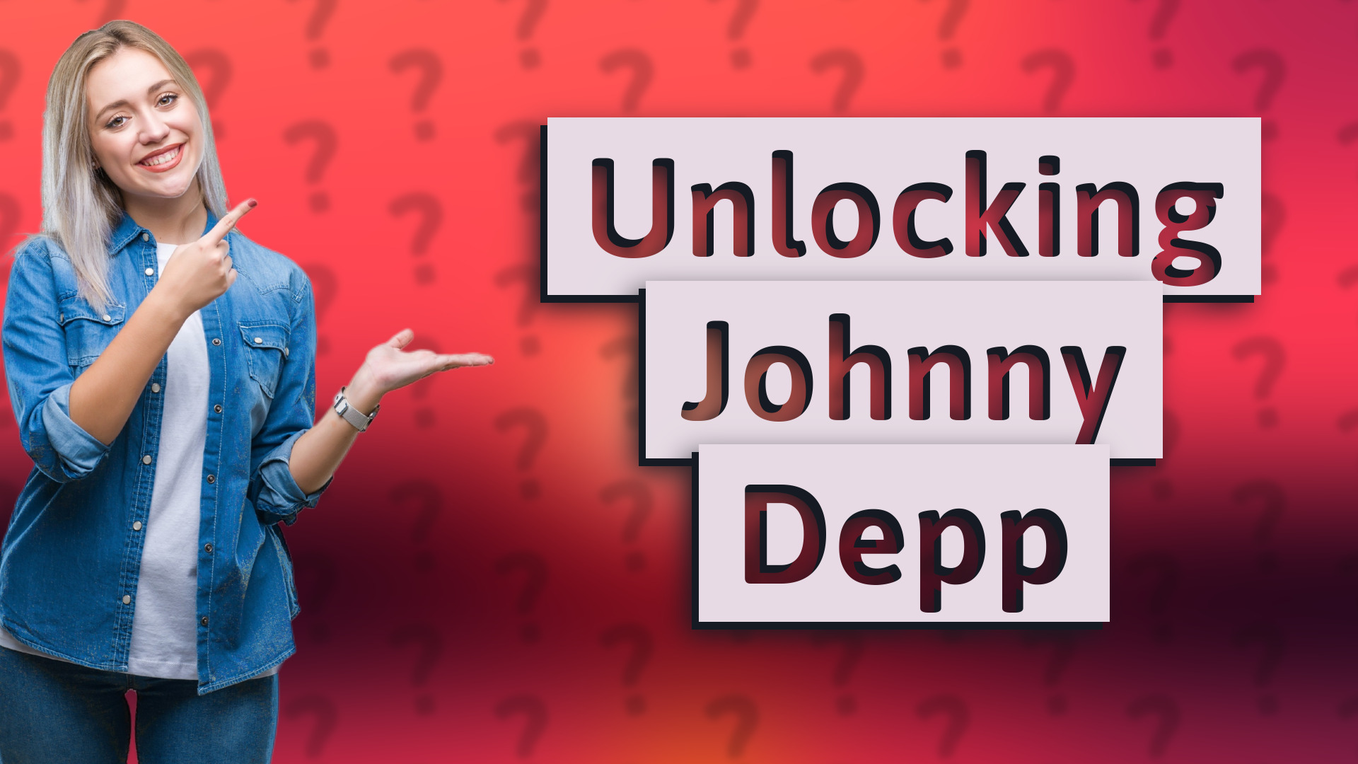 Unlocking Johnny Depp
