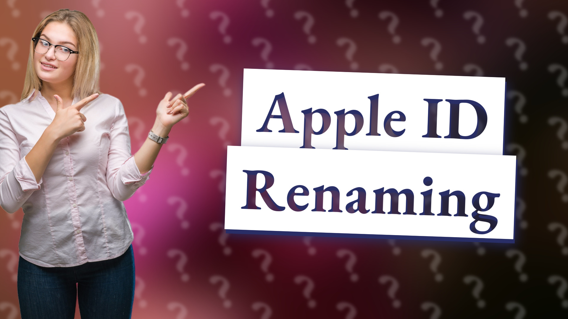 Apple ID Renaming